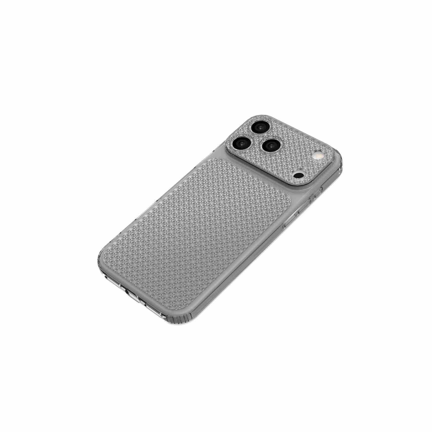 Ốp Lưng iPhone 18 Pro TPU Hydrus Diamond OCM603 Màu Xám