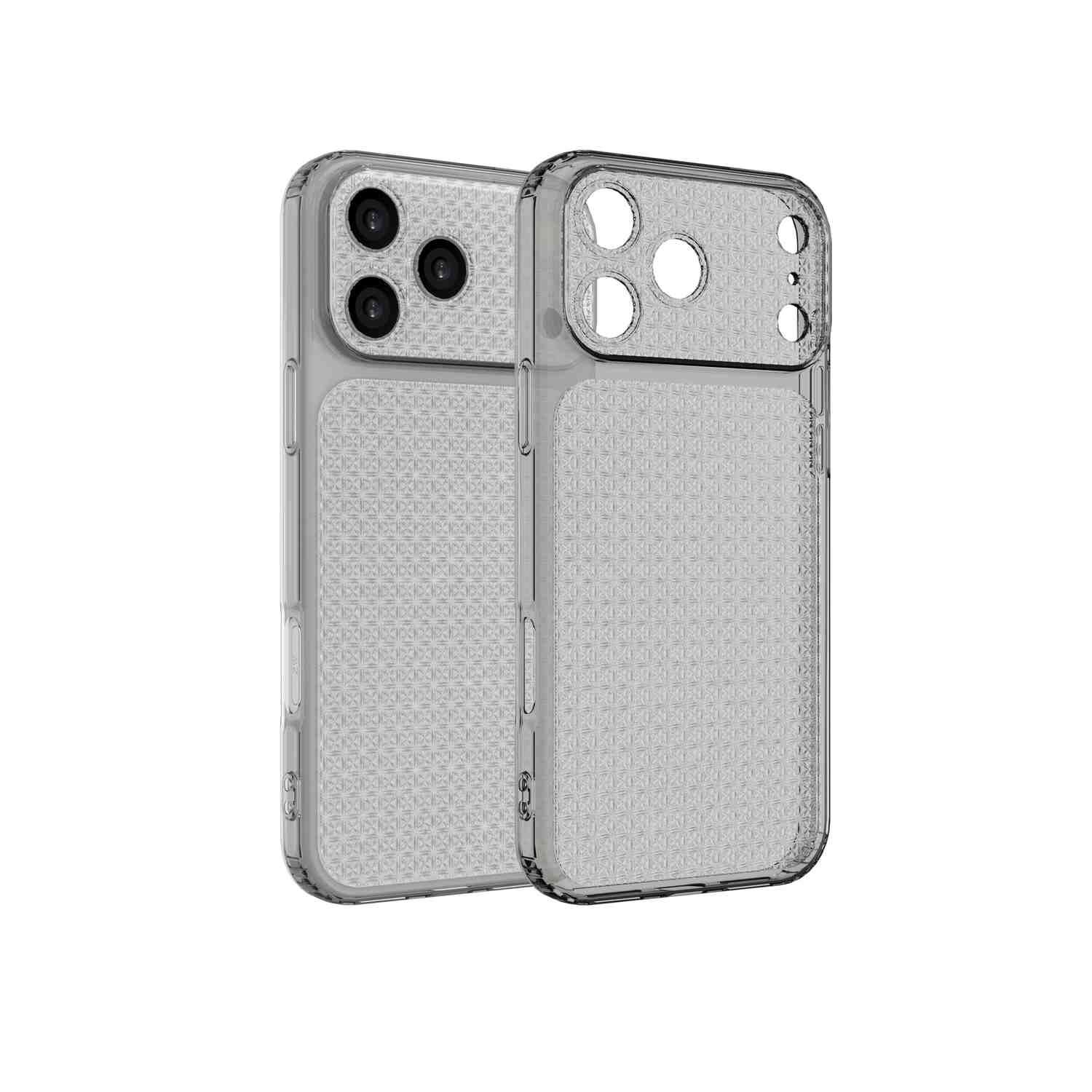Ốp Lưng iPhone 18 Pro TPU Hydrus Diamond OCM603 Màu Xám