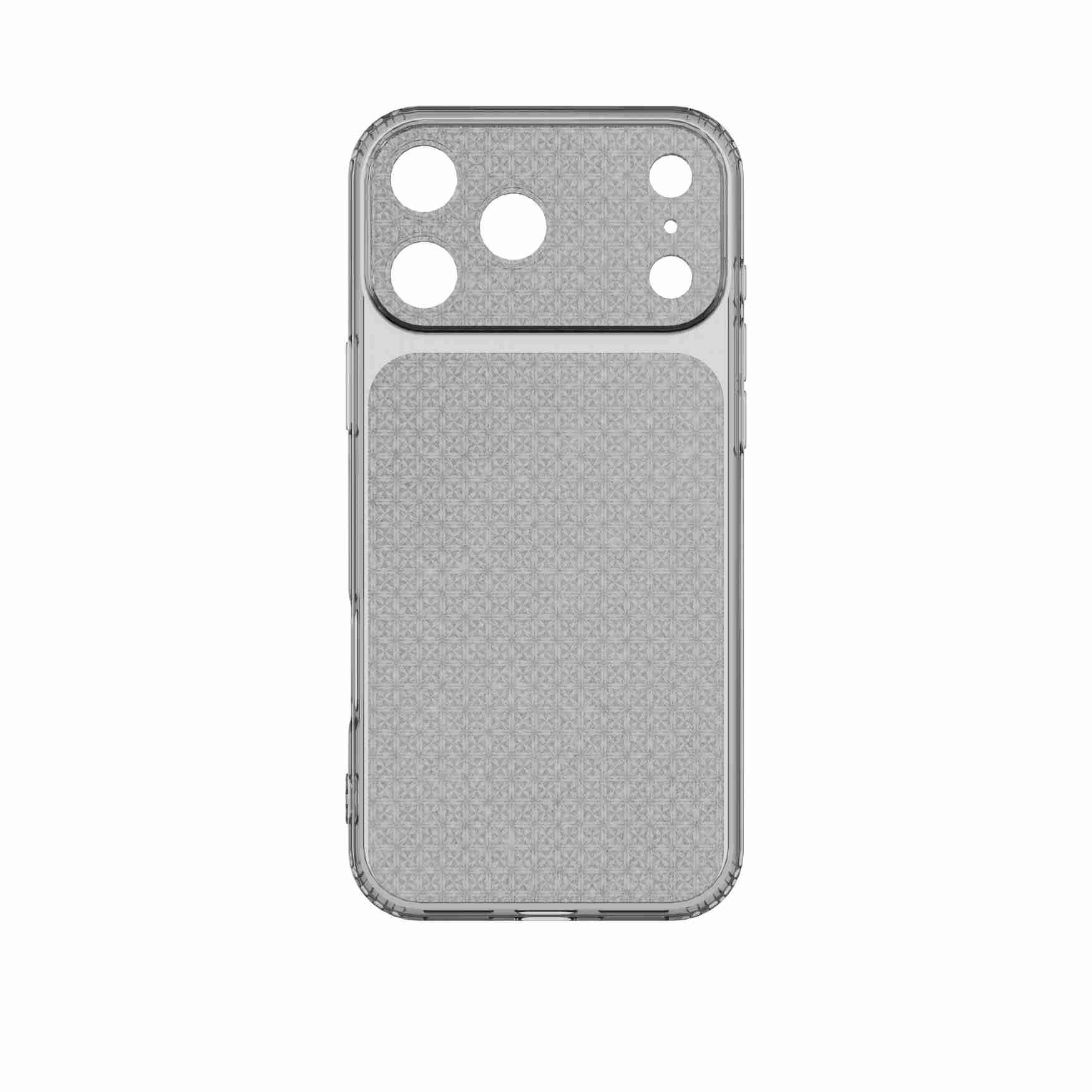 Ốp Lưng iPhone 18 Pro TPU Hydrus Diamond OCM603 Màu Xám