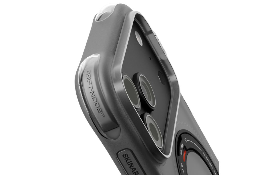 Ốp lưng Magnetic iPhone 18 Pro Max TPU PU SKINARMA Xoay 360 Có Nút Camera Control ATLAS Màu Đen