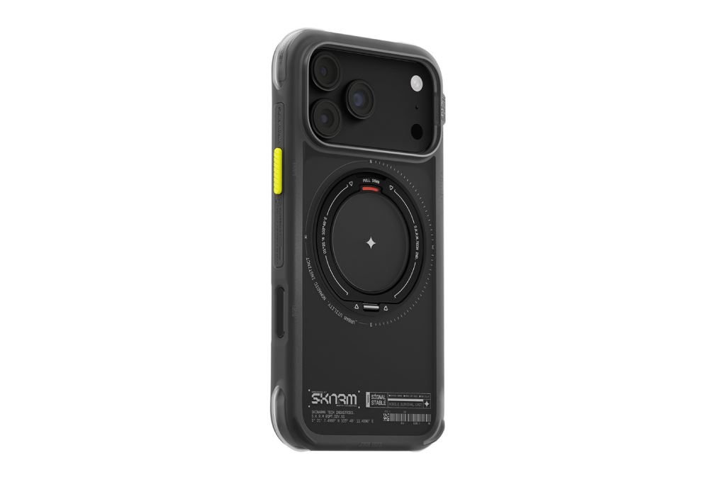 Ốp lưng Magnetic iPhone 18 Pro Max TPU PU SKINARMA Xoay 360 Có Nút Camera Control ATLAS Màu Đen