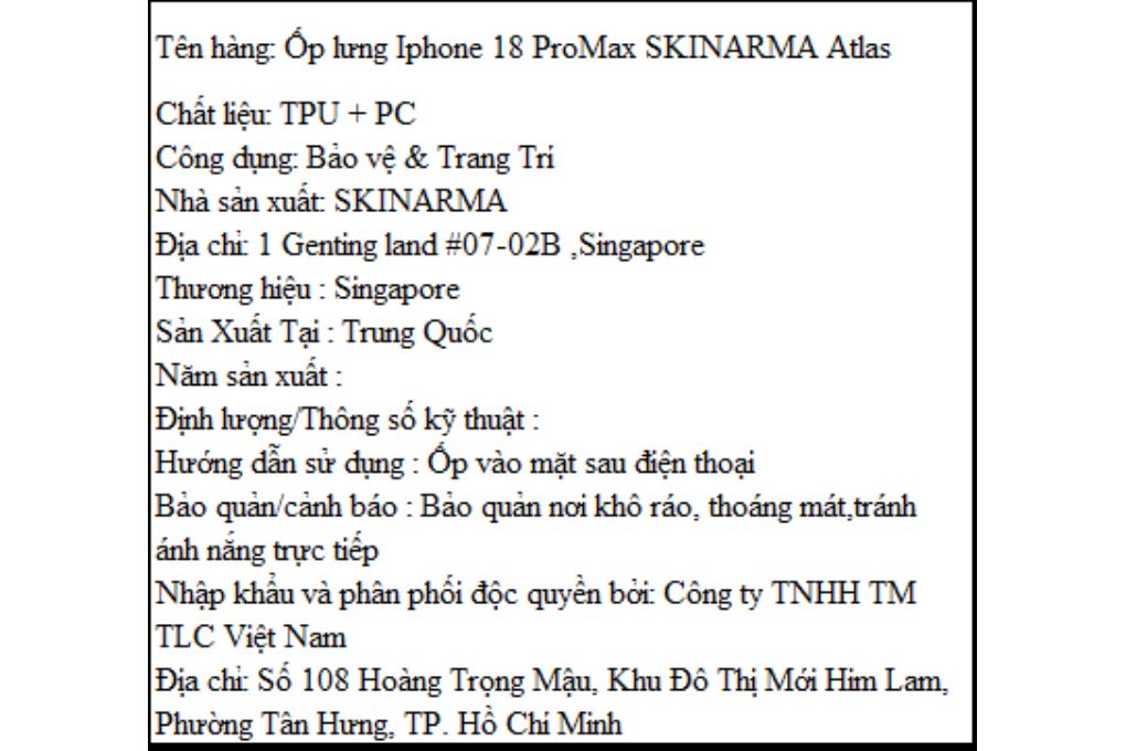 Ốp lưng Magnetic iPhone 18 Pro Max TPU PU SKINARMA Xoay 360 Có Nút Camera Control ATLAS Màu Đen