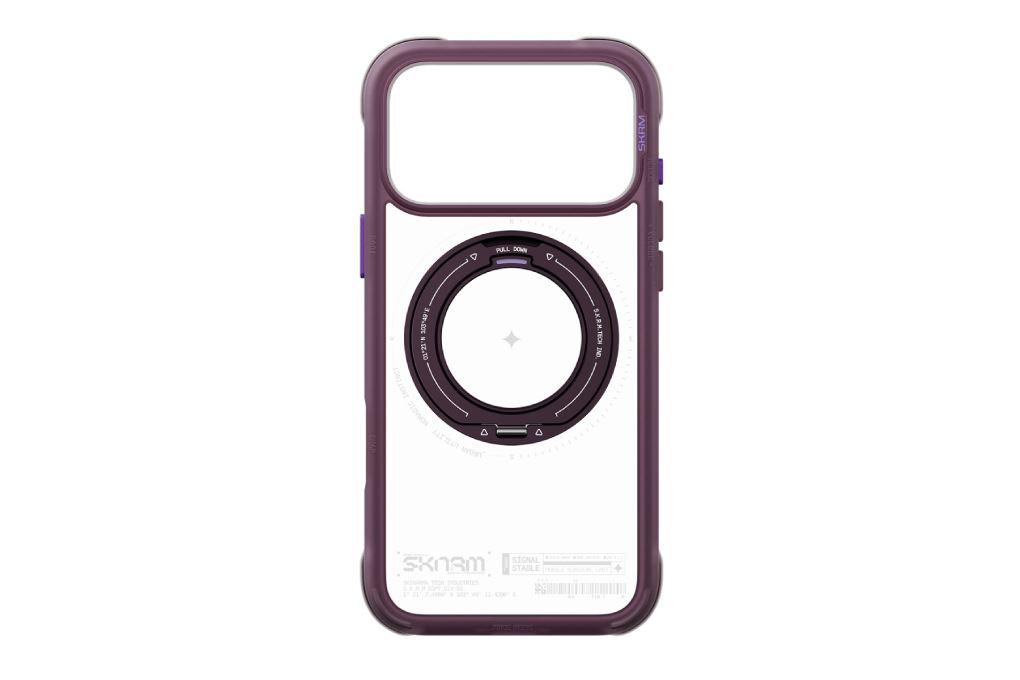 Ốp lưng Magnetic iPhone 18 Pro Max TPU PU SKINARMA Xoay 360 Có Nút Camera Control ATLAS Màu Xanh dương nhạt