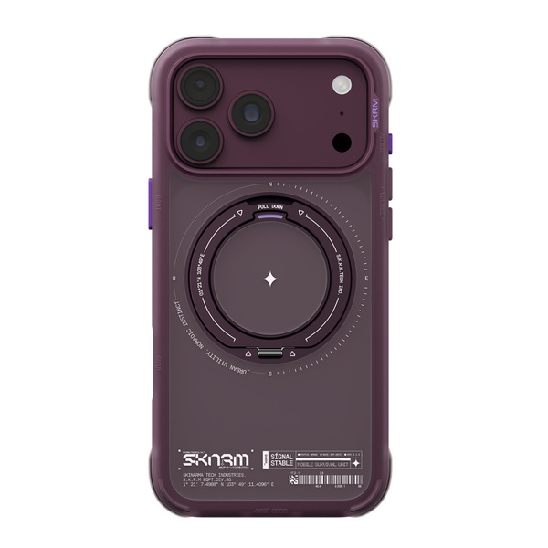 Ốp lưng Magnetic iPhone 18 Pro Max TPU PU SKINARMA Xoay 360 Có Nút Camera Control ATLAS