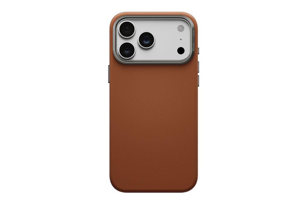 Ốp lưng Magnetic iPhone 18 Pro PU ALU Có Nút Camera Control UNIQ LYDEN Màu Nâu nhạt