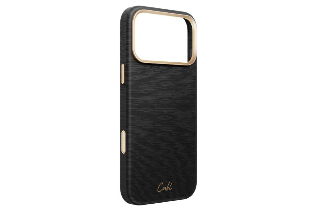 Ốp lưng Magnetic iPhone 18 Pro PU ALU Kèm dây đeo UNIQ MIRELLE Màu Đen
