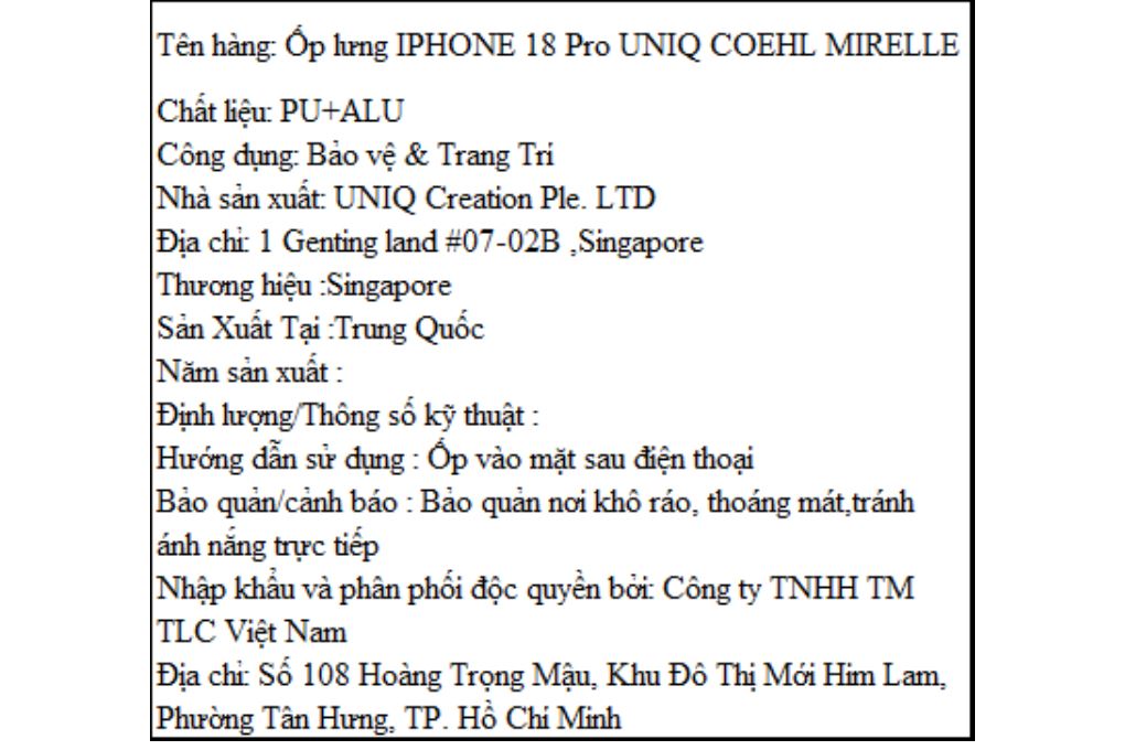 Ốp lưng Magnetic iPhone 18 Pro PU ALU Kèm dây đeo UNIQ MIRELLE Màu Đỏ đô