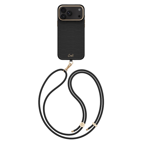 Ốp lưng Magnetic iPhone 18 Pro PU ALU Kèm dây đeo UNIQ MIRELLE