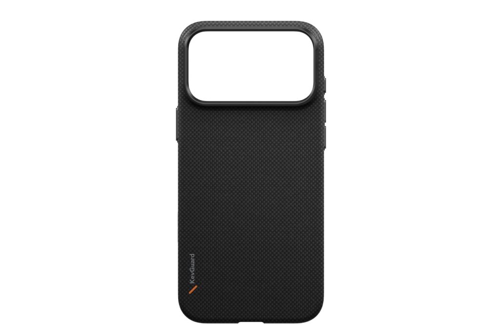 Ốp lưng Magnetic iPhone 18 Pro Max KEVLAR ALU Có Nút Camera Control UNIQ KEVA EDGE Màu Đen