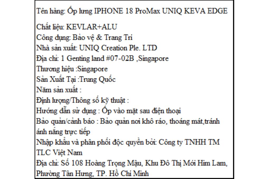 Ốp lưng Magnetic iPhone 18 Pro Max KEVLAR ALU Có Nút Camera Control UNIQ KEVA EDGE Màu Đỏ đô