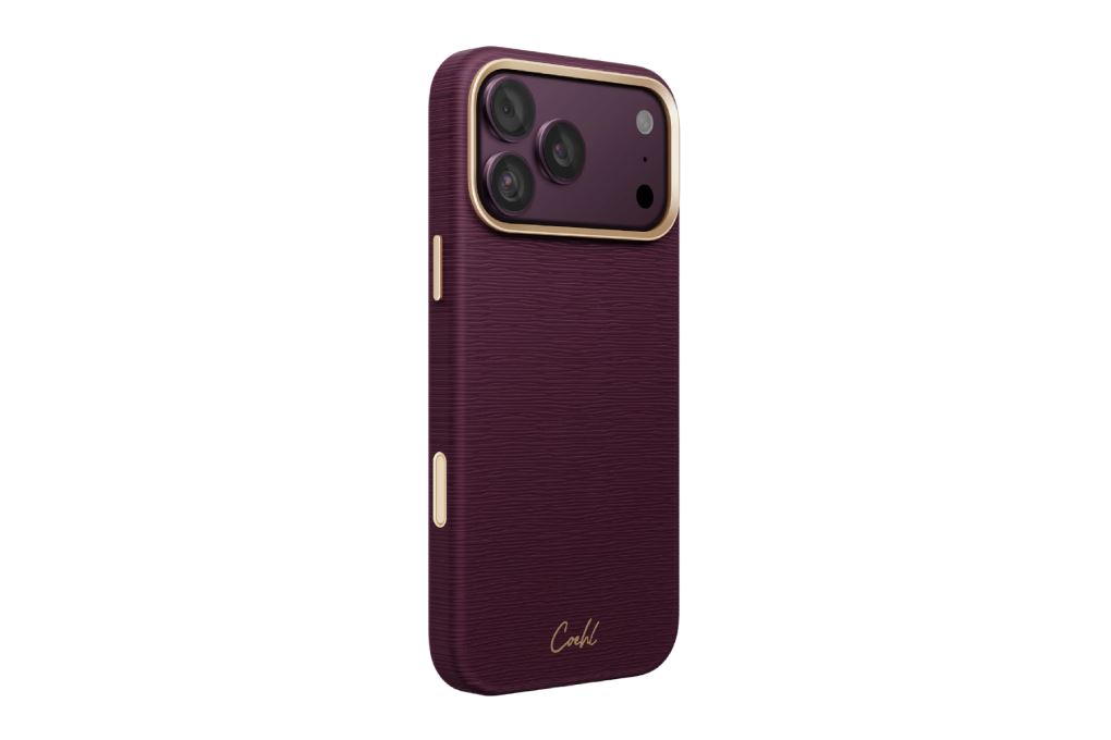 Ốp lưng Magnetic iPhone 18 Pro Max PU ALU Kèm dây đeo UNIQ MIRELLE Màu Đỏ đô