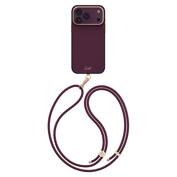 Ốp lưng Magnetic iPhone 18 Pro Max PU ALU Kèm dây đeo UNIQ MIRELLE