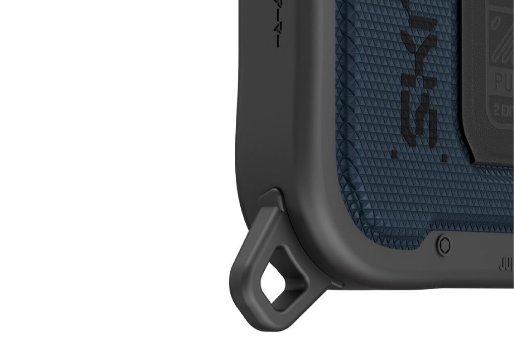 Ốp lưng Magnetic iPhone 18 Pro Max PC TPU ALU Grip Stand SKINARMA PHANTOM Màu Đen - xanh dương