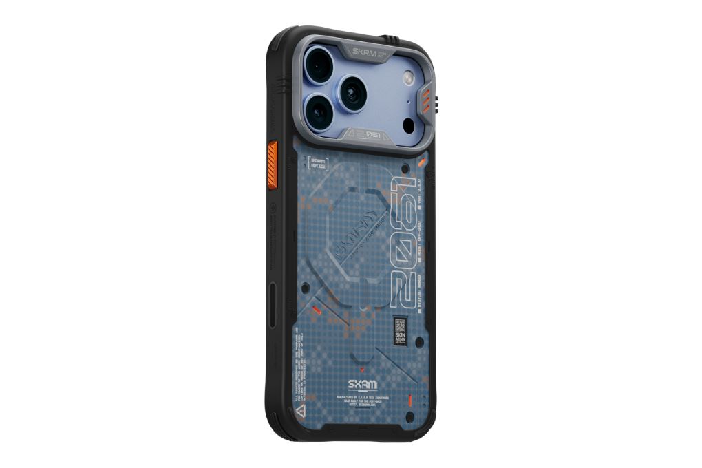 Ốp lưng Magnetic iPhone 18 Pro Max Có Nút Camera Control SKINARMA VIGOR XE Màu Xanh dương nhạt