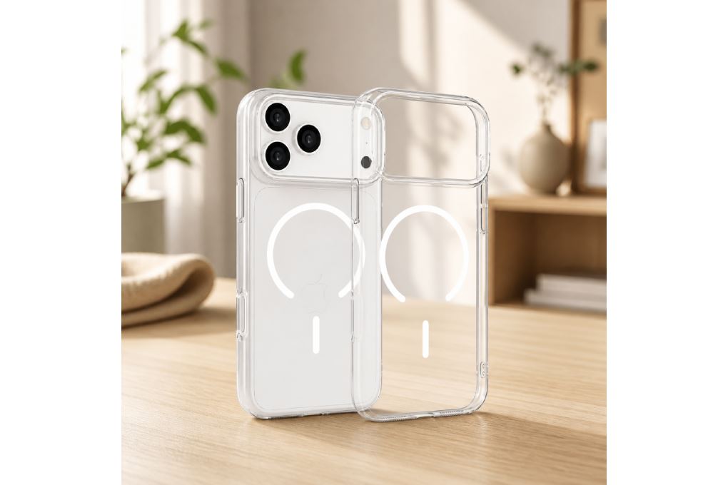 Ốp lưng Magnetic iPhone 18 Pro Max PC Glacier Hydrus OCMC039B Màu Trắng