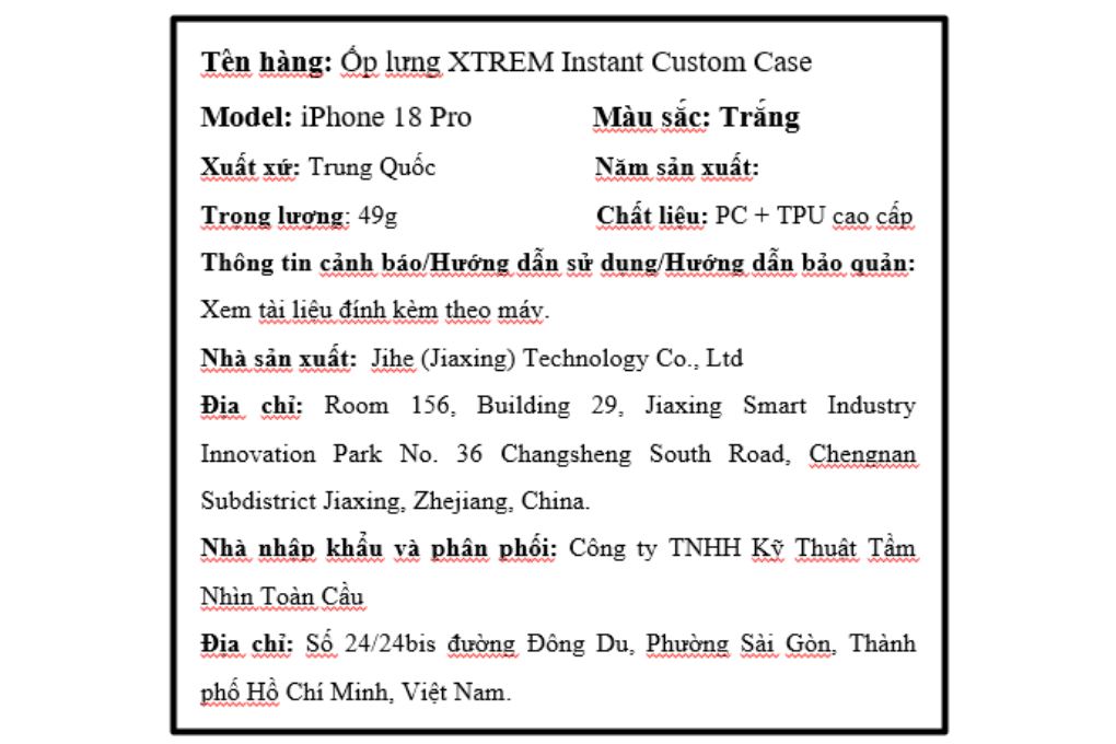 Ốp lưng Magnetic iPhone 18 Pro PC TPU Screen Smart-Image XTREM Màu Trắng