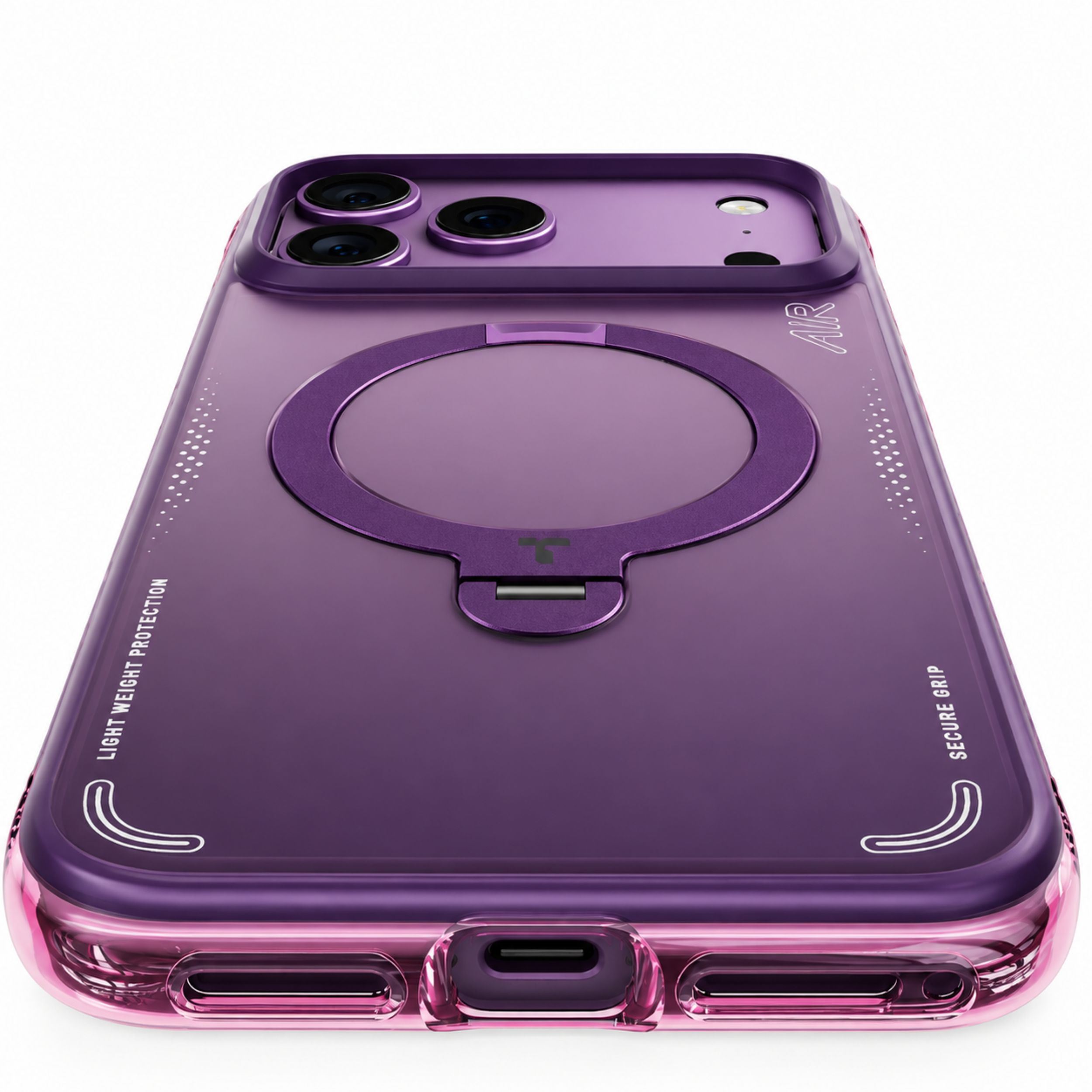 Ốp Lưng iPhone 18 Pro Magnetic Q3 AIR TORRAS Tím - 3