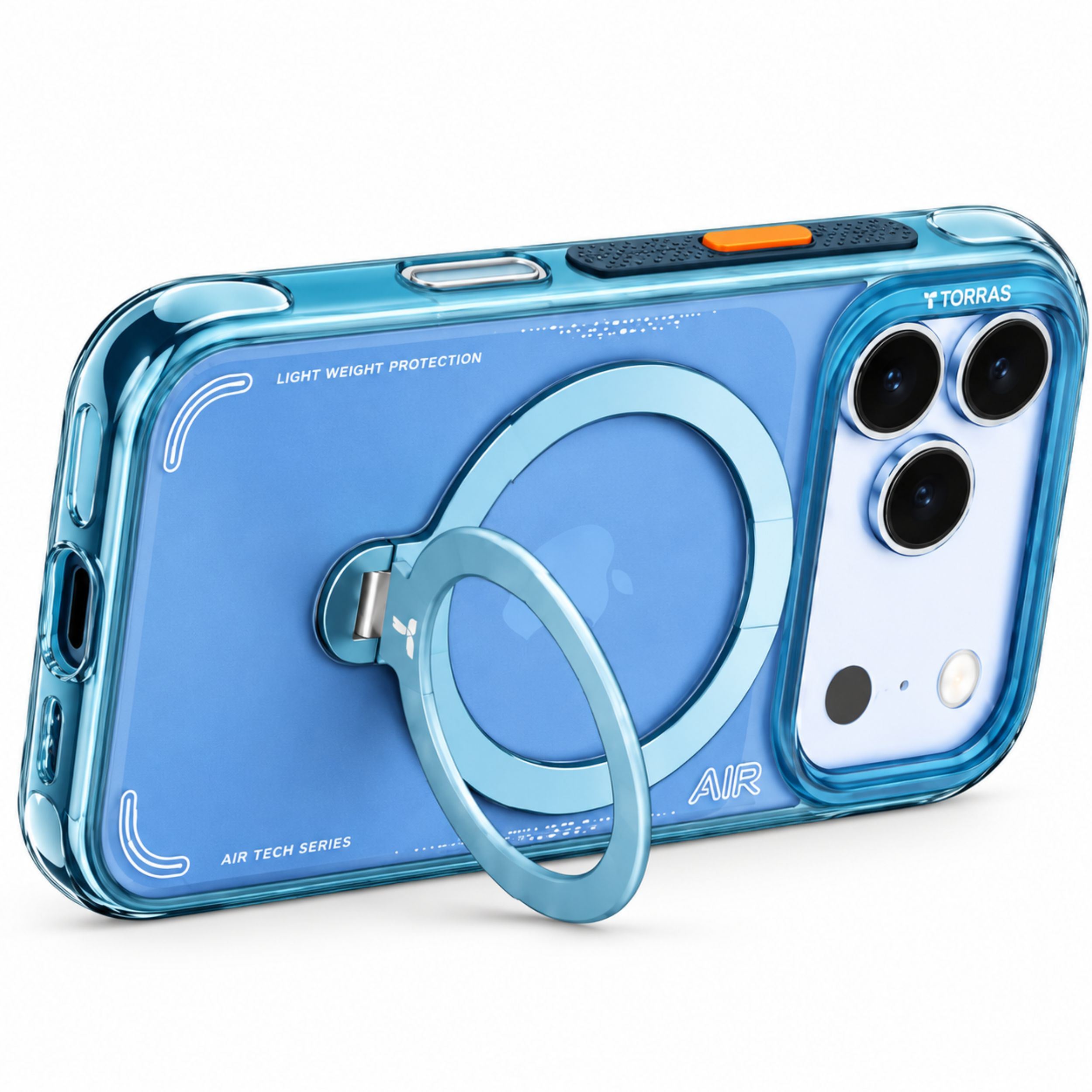 Ốp Lưng iPhone 18 Pro Magnetic Q3 AIR TORRAS Xanh Dương - 4