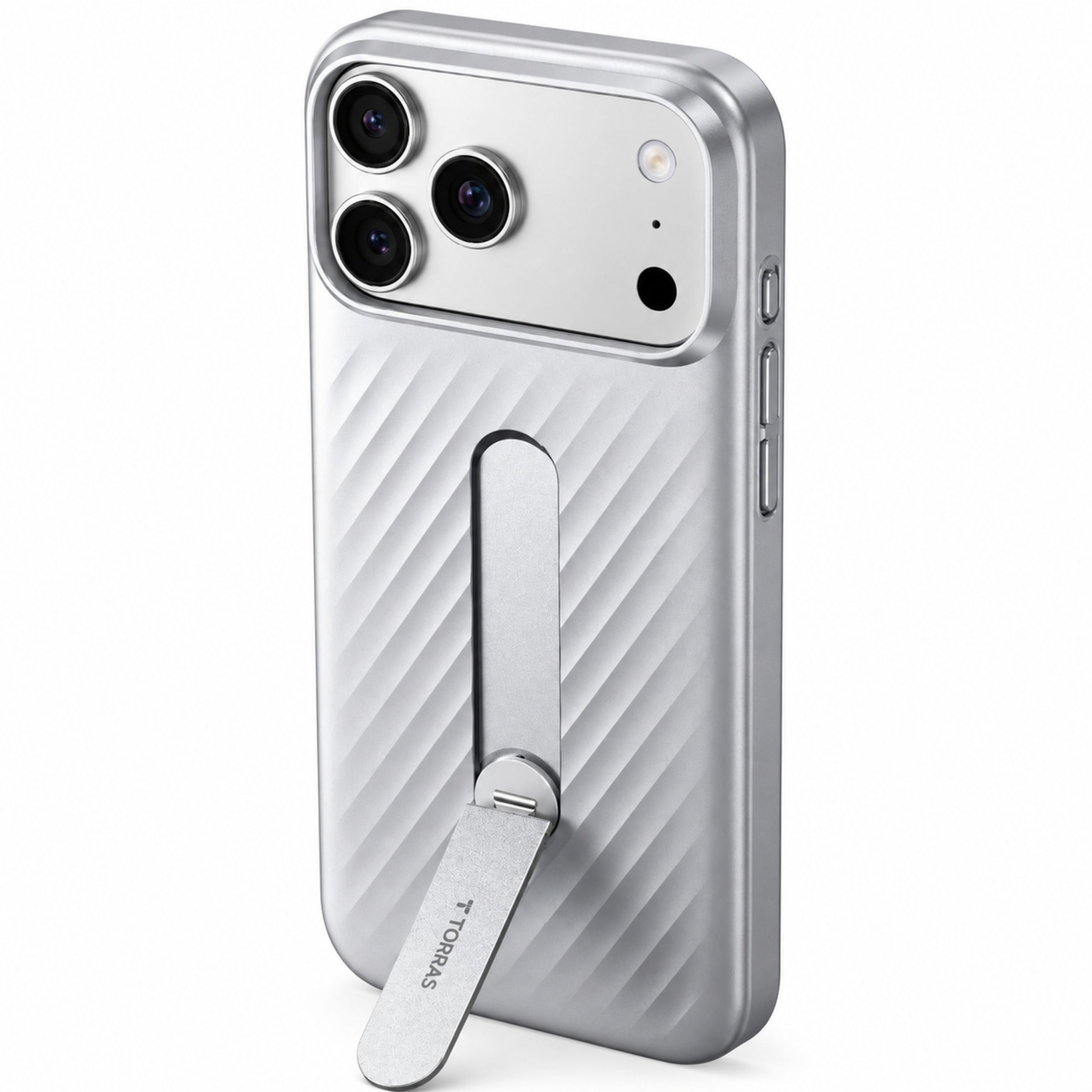 Ốp Lưng iPhone 18 Pro Magnetic I3 MUSE TORRAS Bạc Màu Bạc