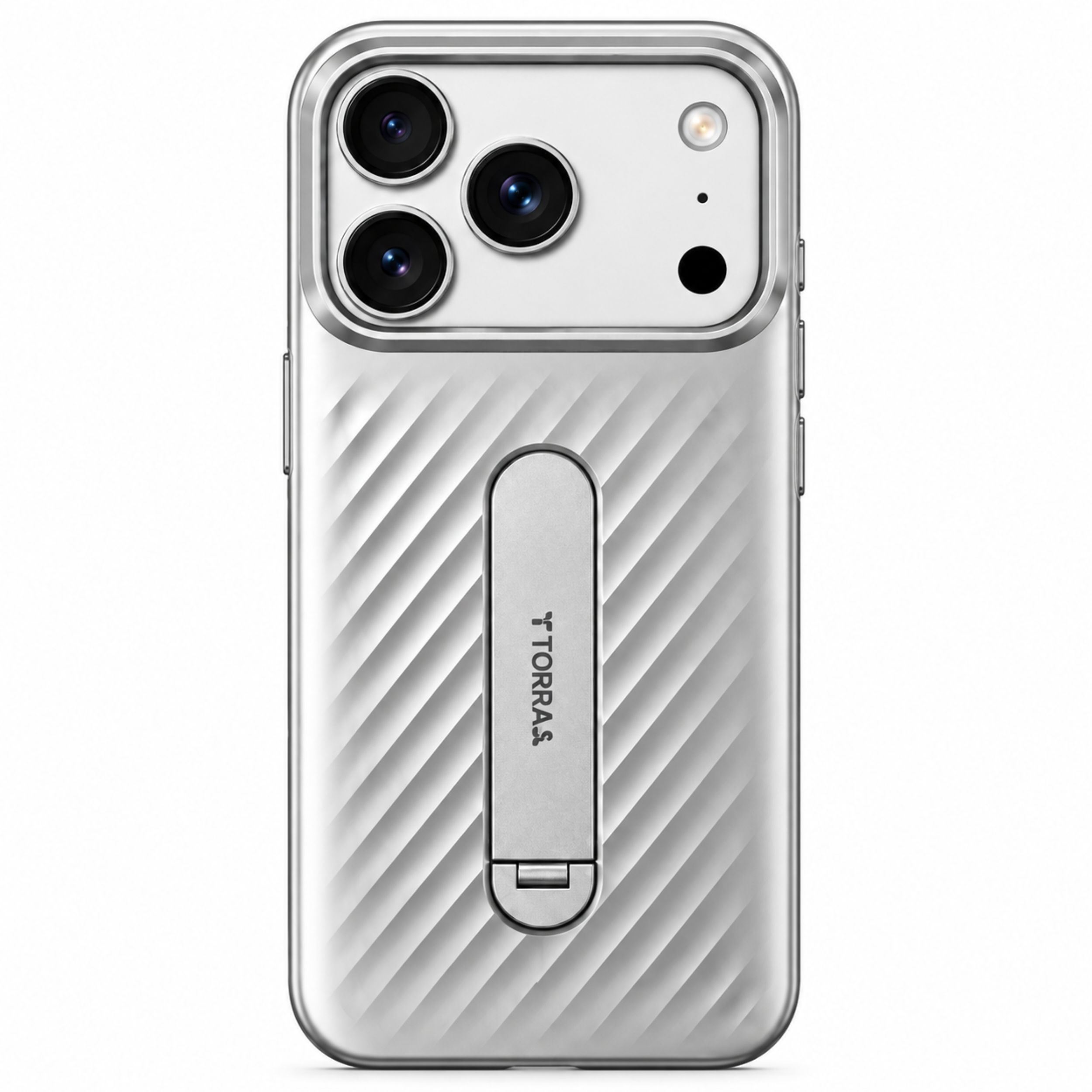Ốp Lưng iPhone 18 Pro Max/17 Pro Max Magnetic I3 MUSE TORRAS Bạc Màu Bạc