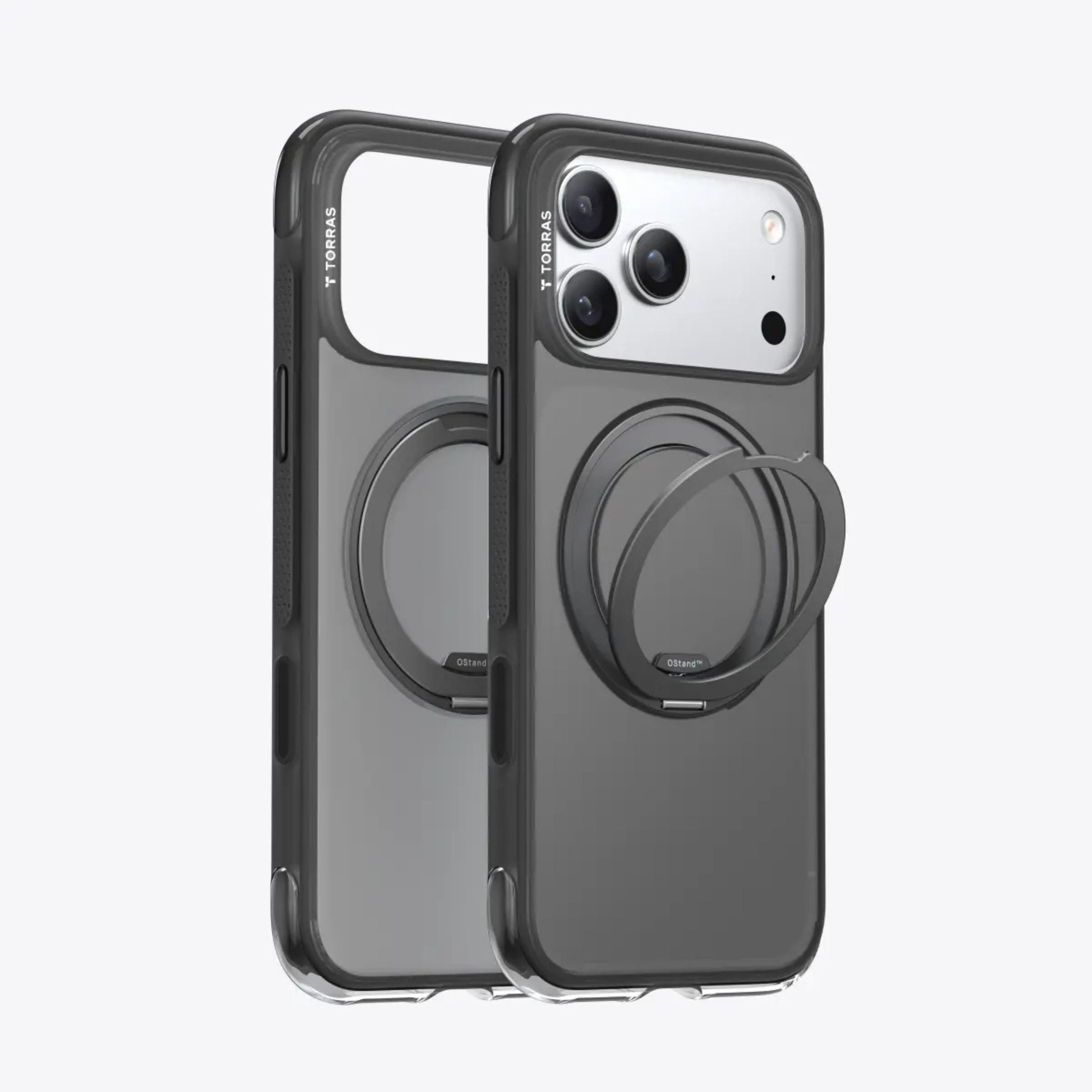 Ốp Lưng iPhone 18 Pro Magnetic O3 AIR TORRAS Ombre Xanh Trắng Màu Đen