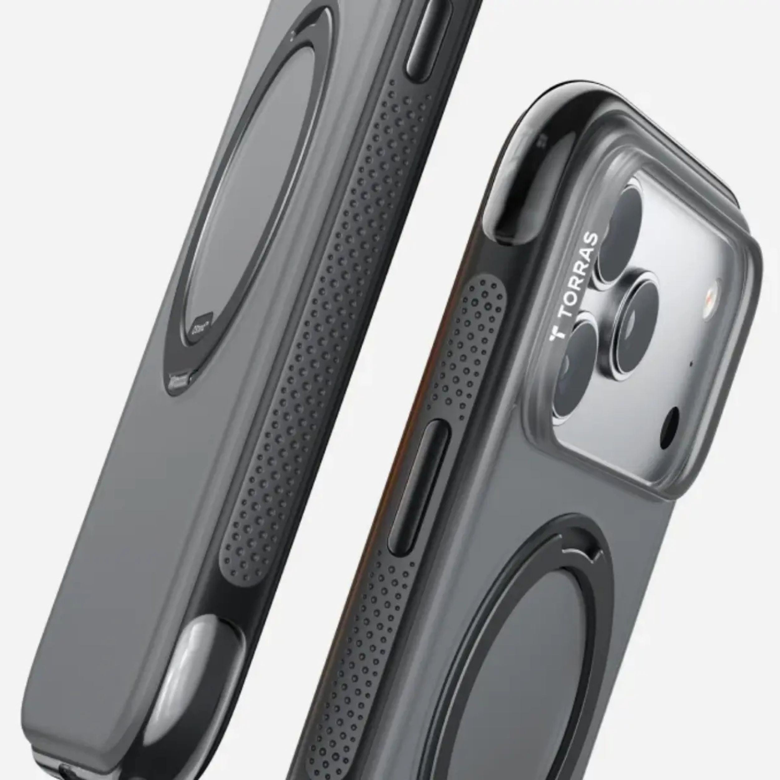 Ốp Lưng iPhone 18 Pro Magnetic O3 AIR TORRAS Ombre Xanh Trắng Màu Đen