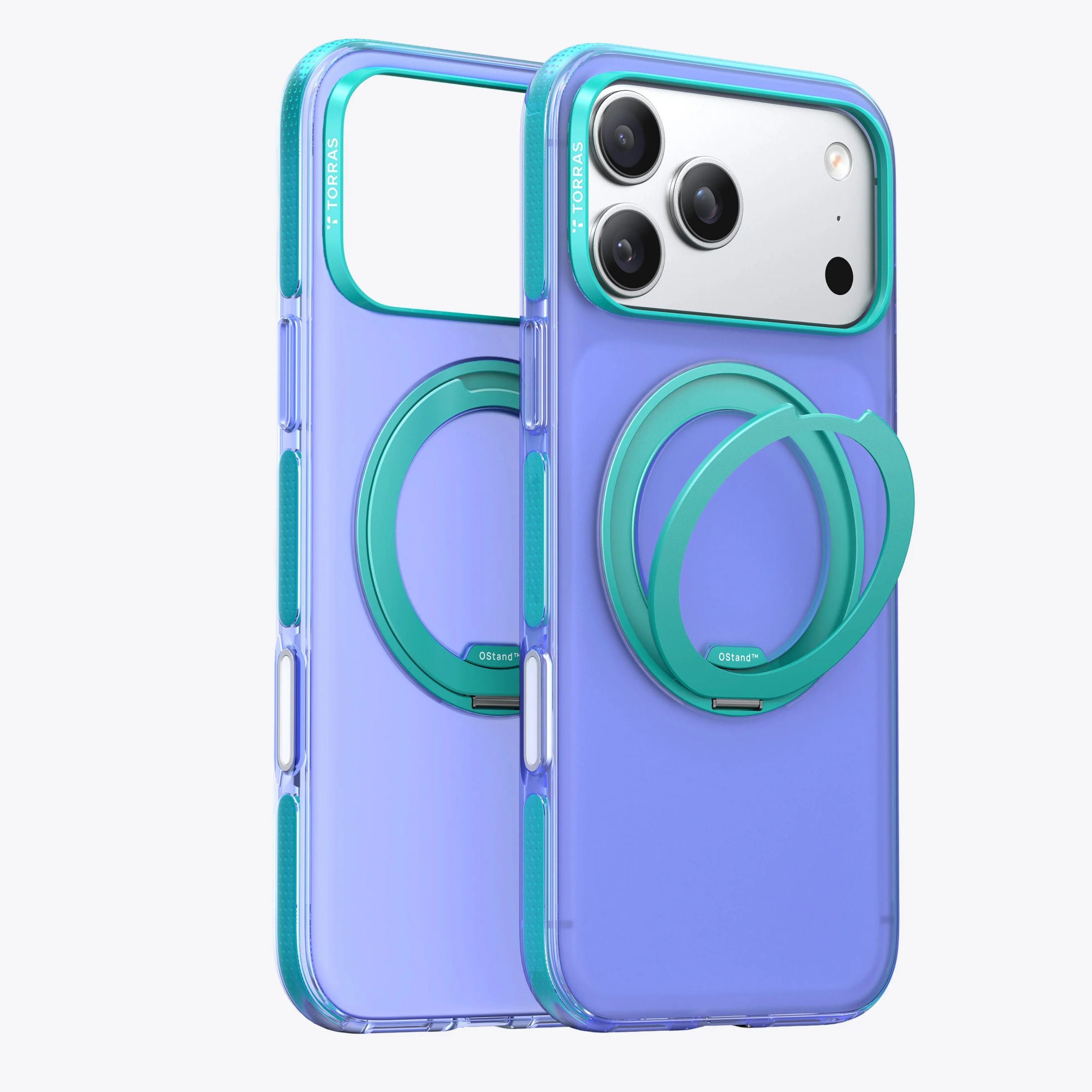 Ốp Lưng iPhone 18 Pro Max/17 Pro Max Magnetic O3 HUE TORRAS Tím Xanh Màu Xanh tím
