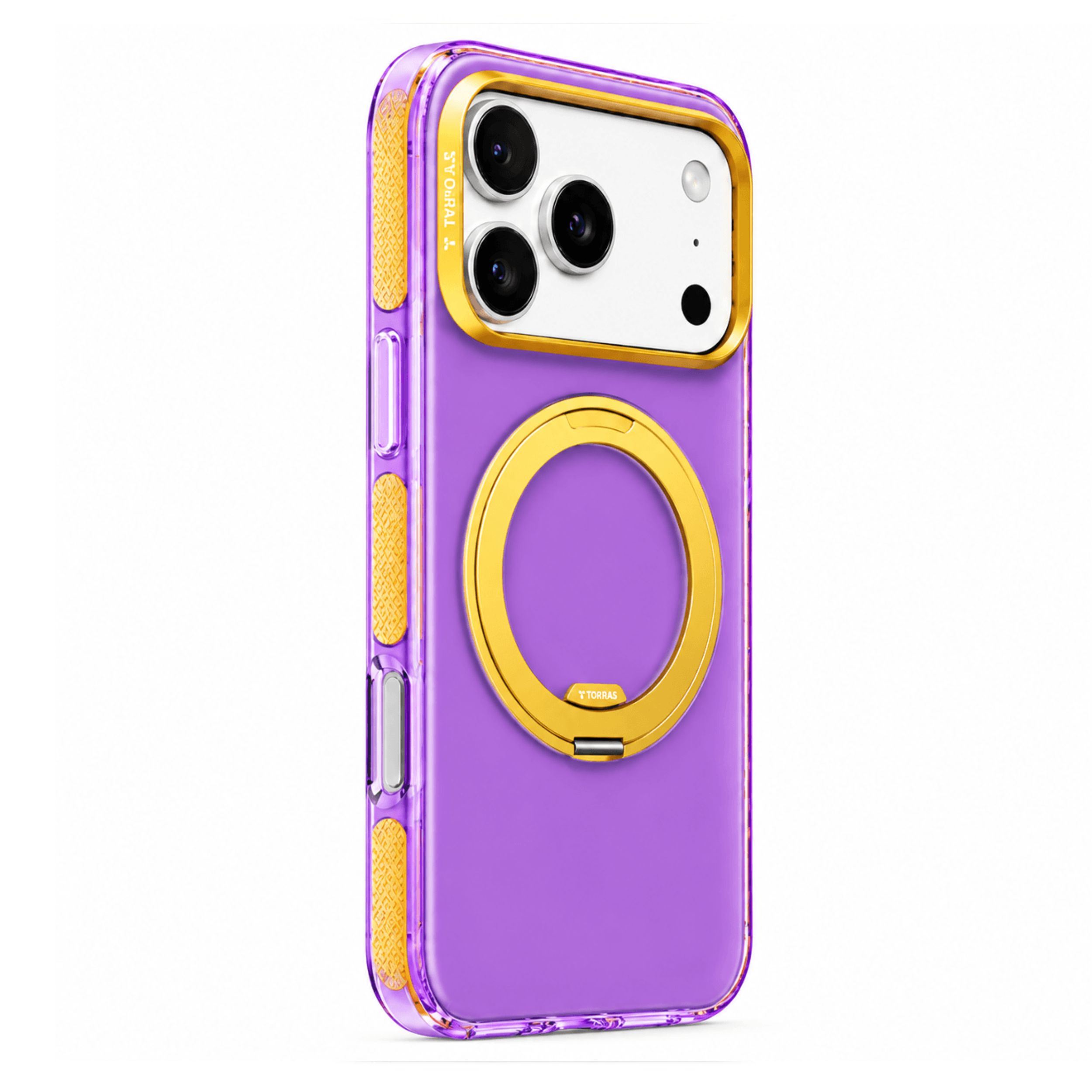 Ốp Lưng iPhone 18 Pro Max/17 Pro Max Magnetic O3 HUE TORRAS Tím Xanh Màu Tím