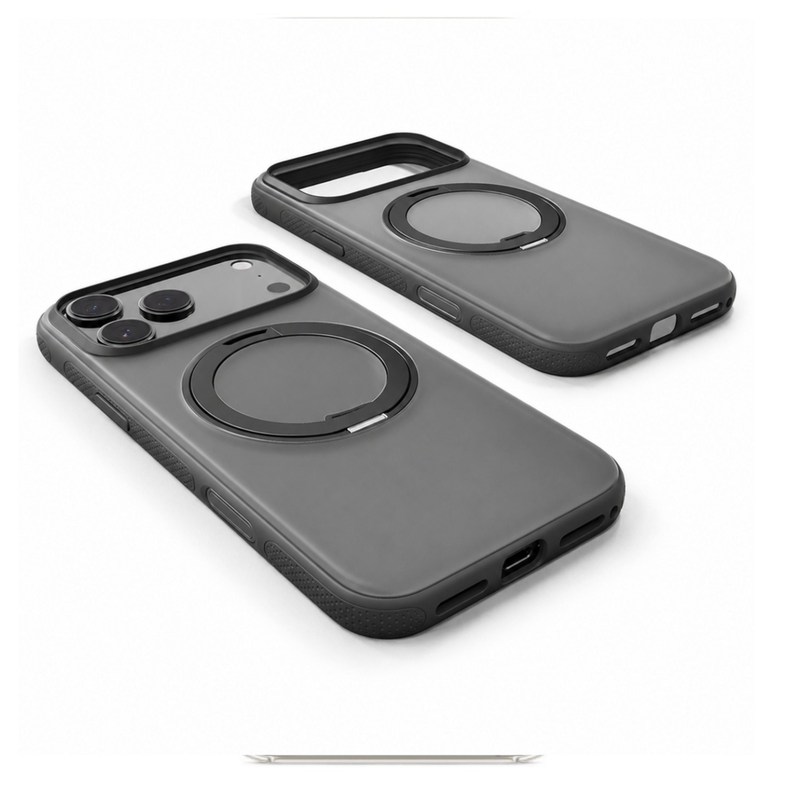 Ốp Lưng iPhone 18 Pro Magnetic O3 NEO TORRAS Trong Suốt Màu Đen