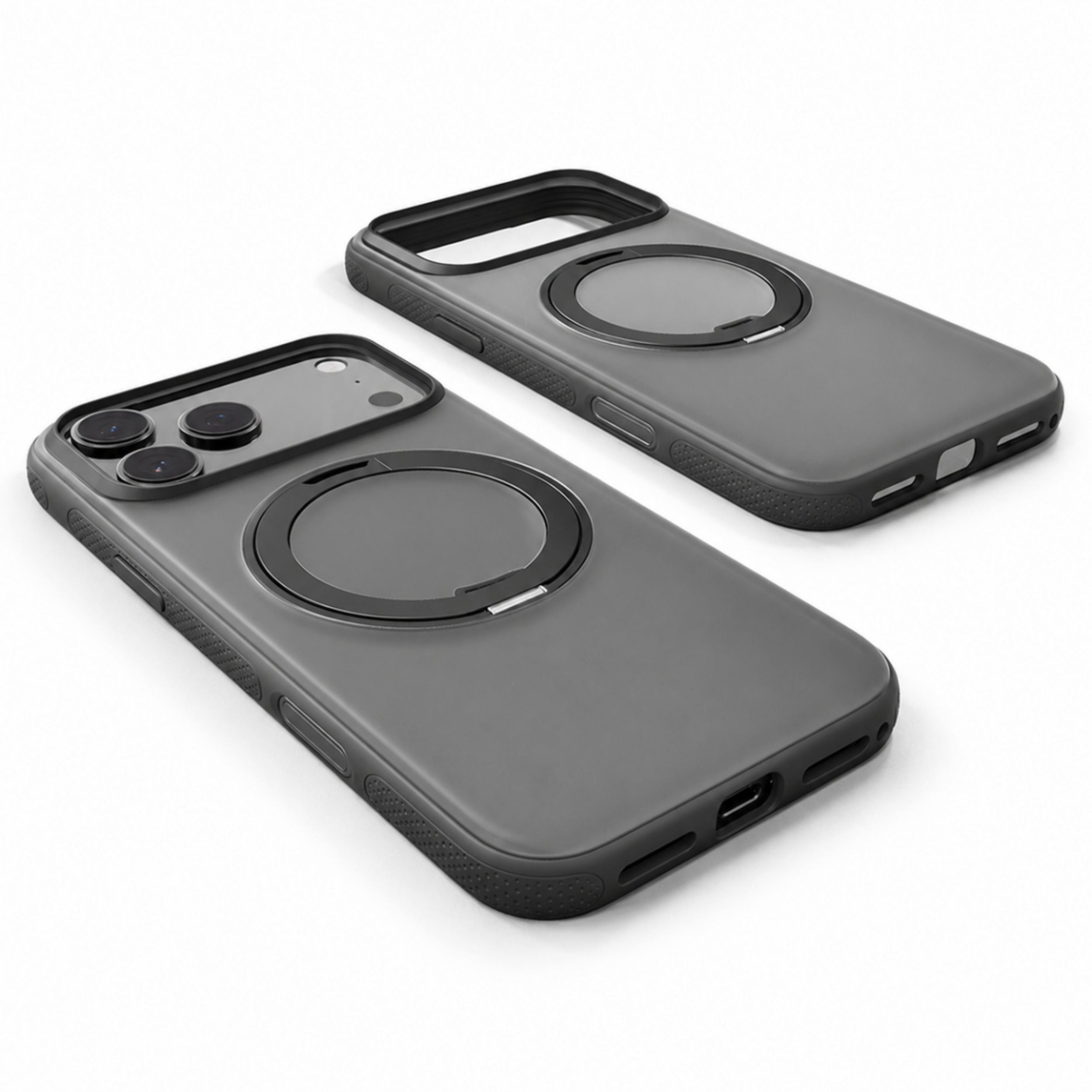 Ốp Lưng iPhone 18 Pro Max/17 Pro Max Magnetic O3 NEO TORRAS Trong Suốt Màu Đen
