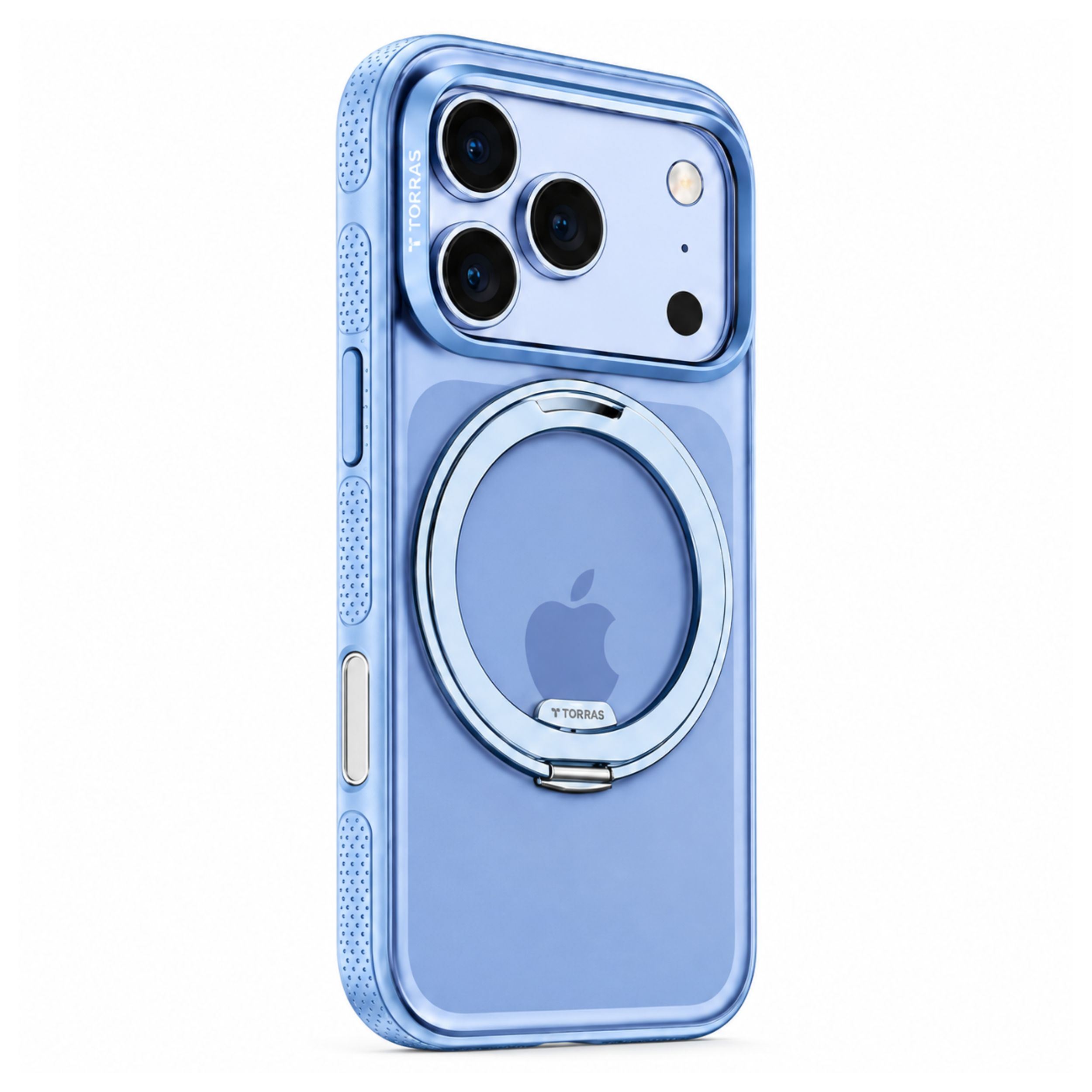 Ốp Lưng iPhone 18 Pro Max/17 Pro Max Magnetic O3 NEO TORRAS Trong Suốt Màu Xanh