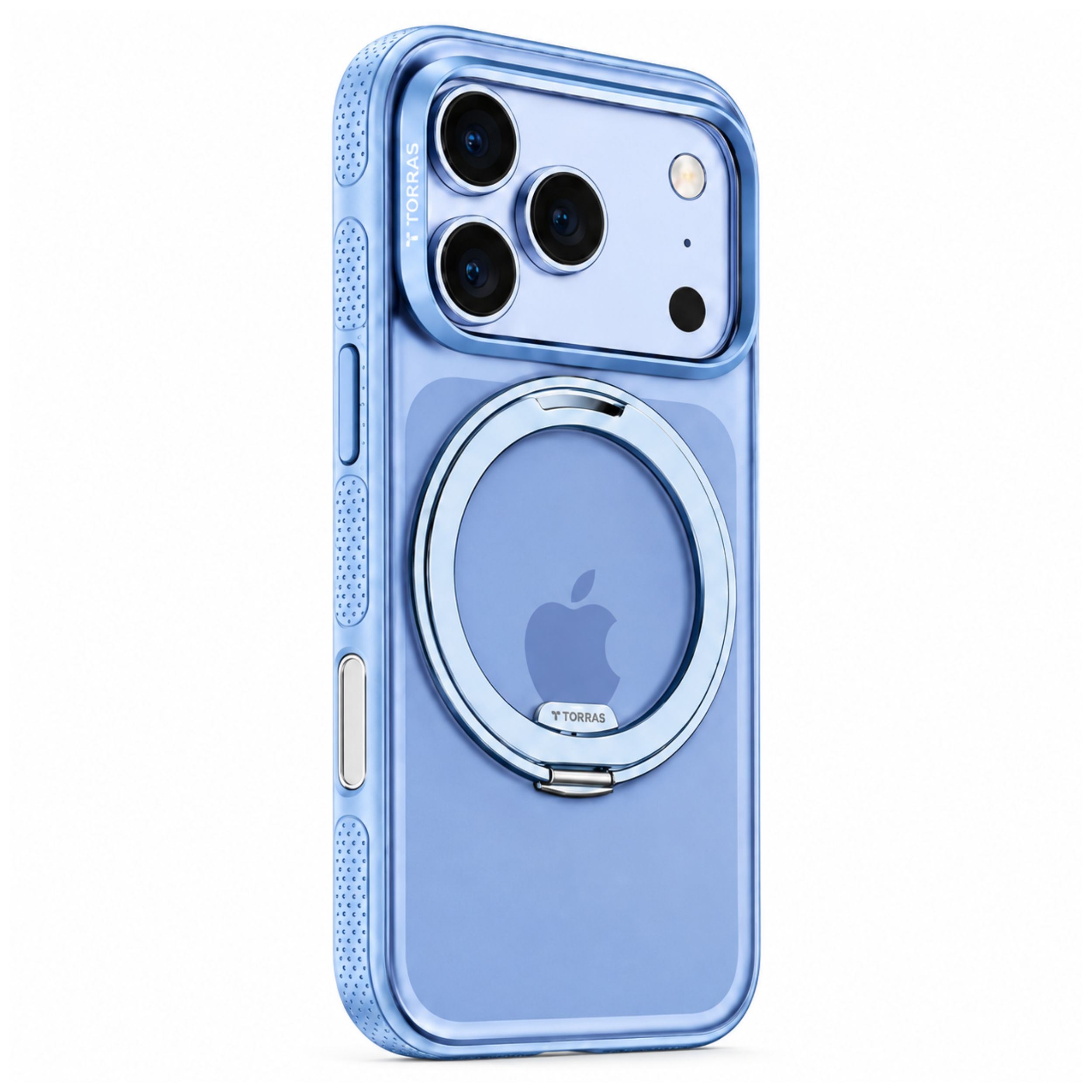 Ốp Lưng iPhone 18 Pro Max/17 Pro Max Magnetic O3 NEO TORRAS Trong Suốt Màu Xanh