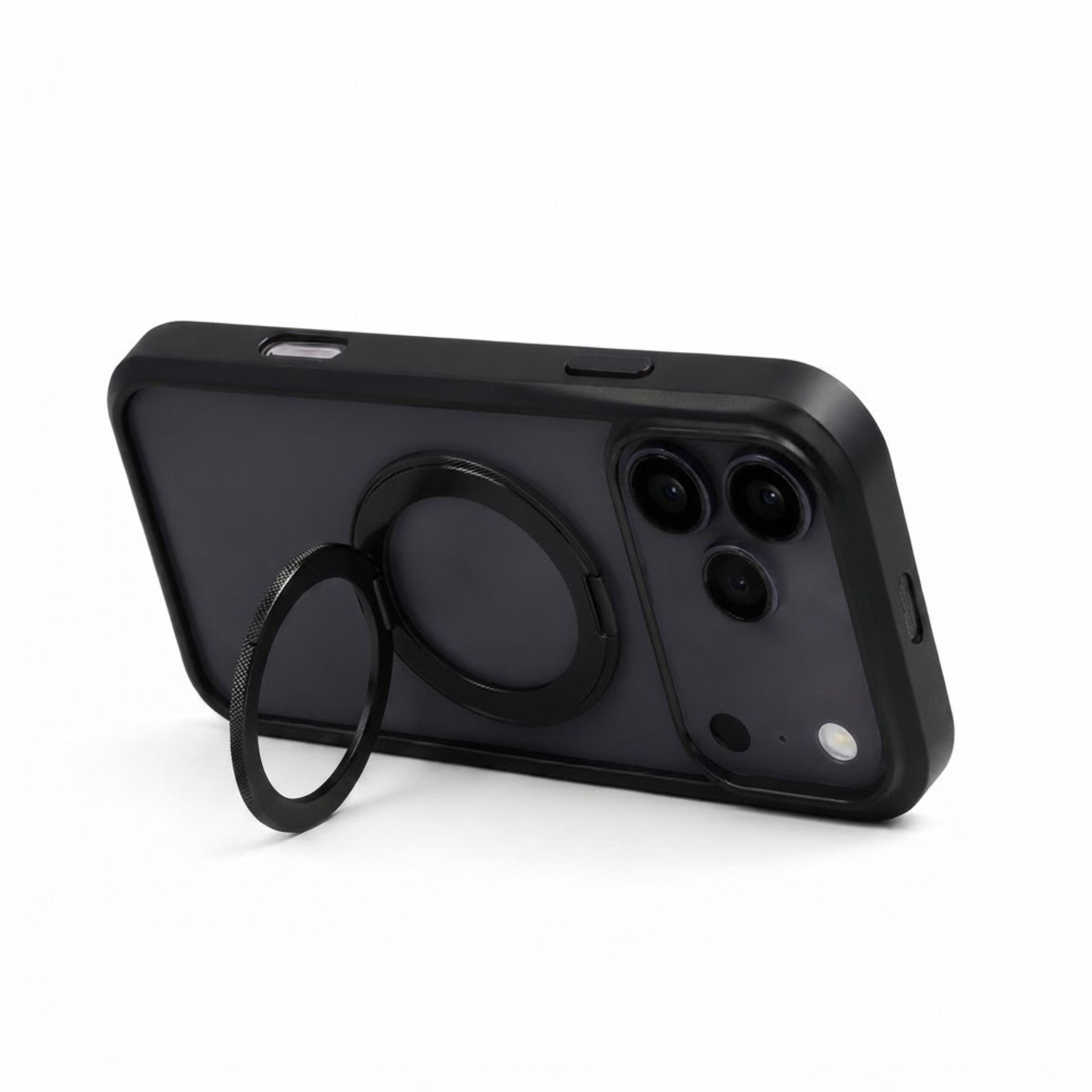 Ốp Lưng iPhone 18 Pro/17 Pro Magnetic O1S TORRAS Trong Suốt Màu Đen
