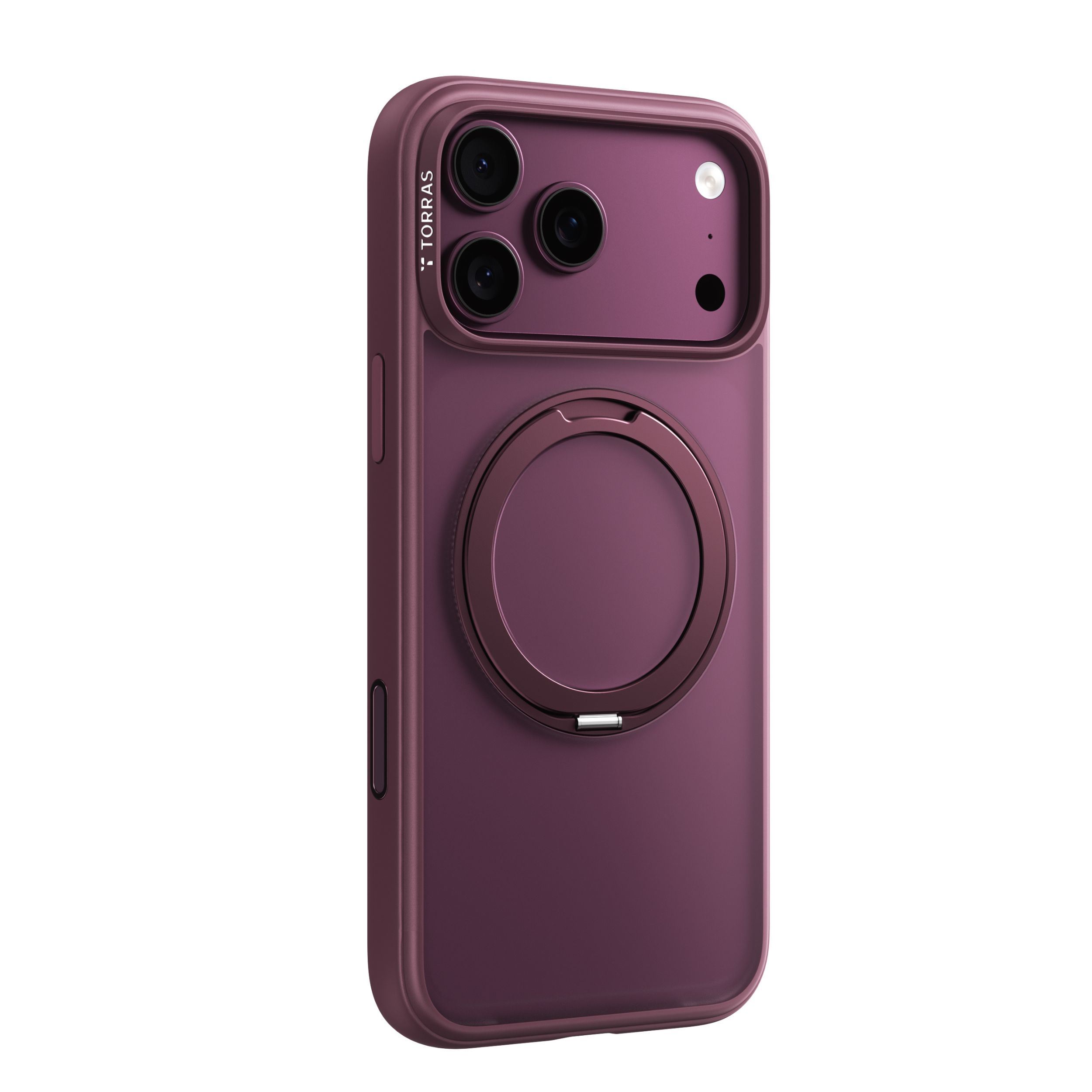 Ốp Lưng iPhone 18 Pro/17 Pro Magnetic O1S TORRAS Trong Suốt Màu Tím