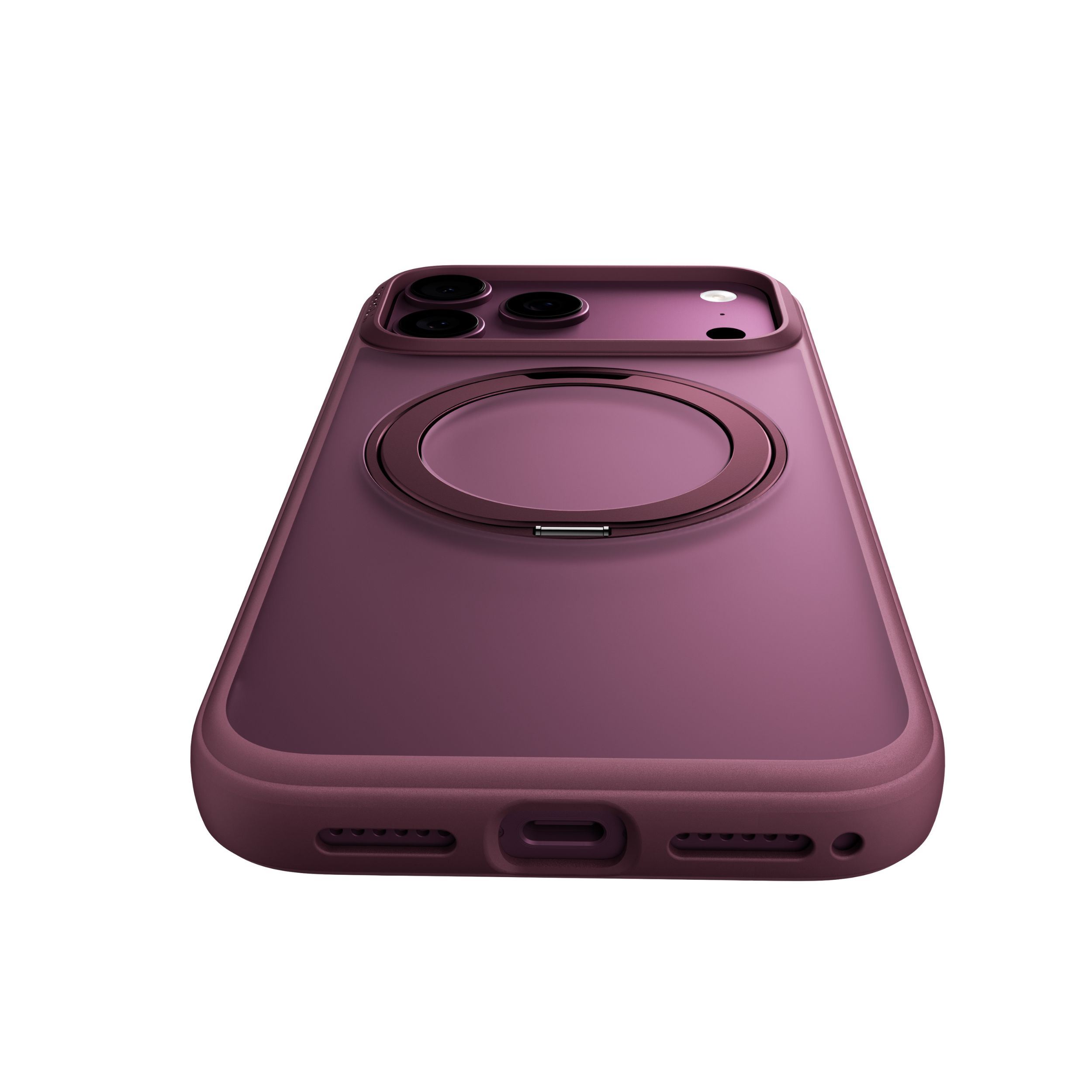Ốp Lưng iPhone 18 Pro/17 Pro Magnetic O1S TORRAS Trong Suốt Màu Tím