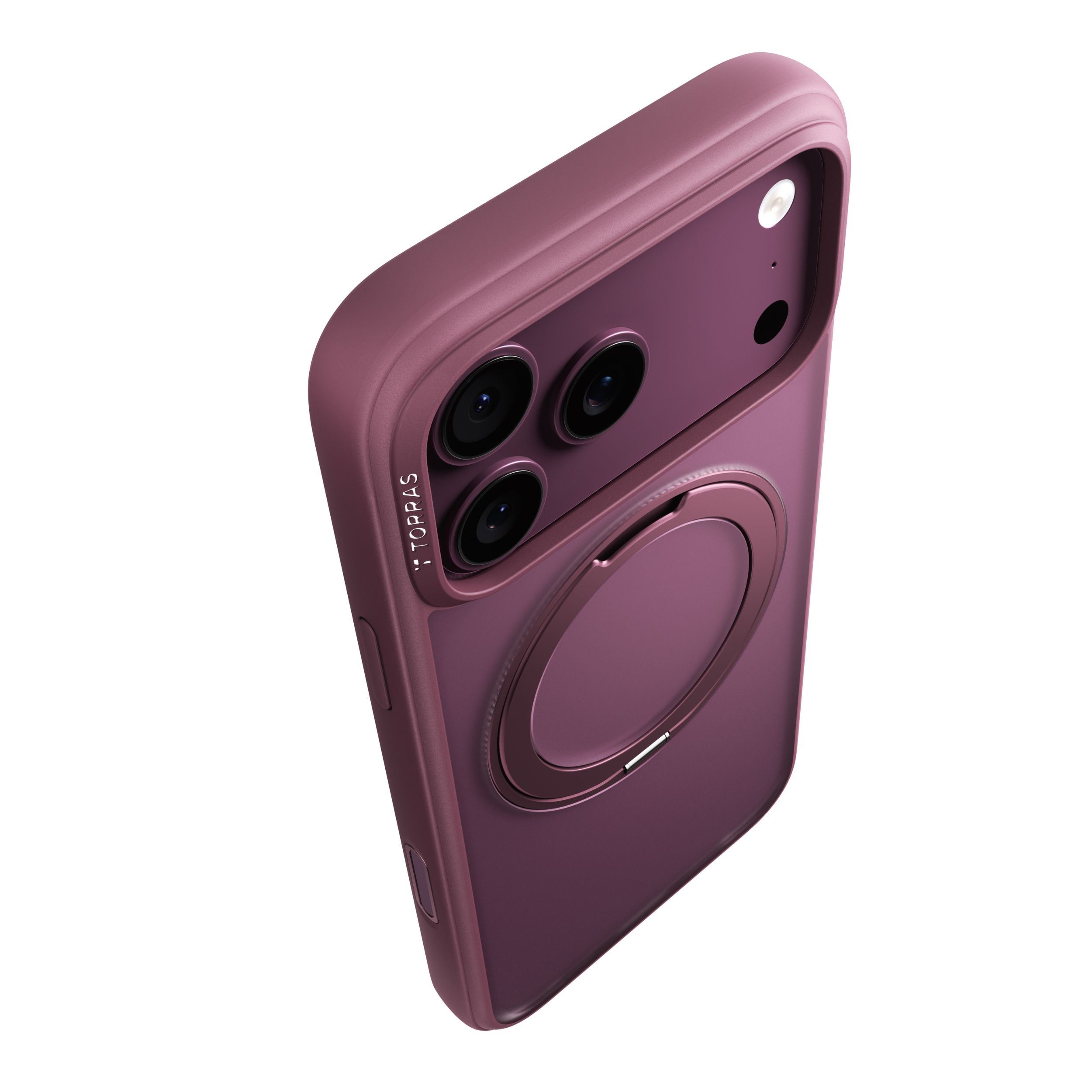 Ốp Lưng iPhone 18 Pro/17 Pro Magnetic O1S TORRAS Trong Suốt Màu Tím