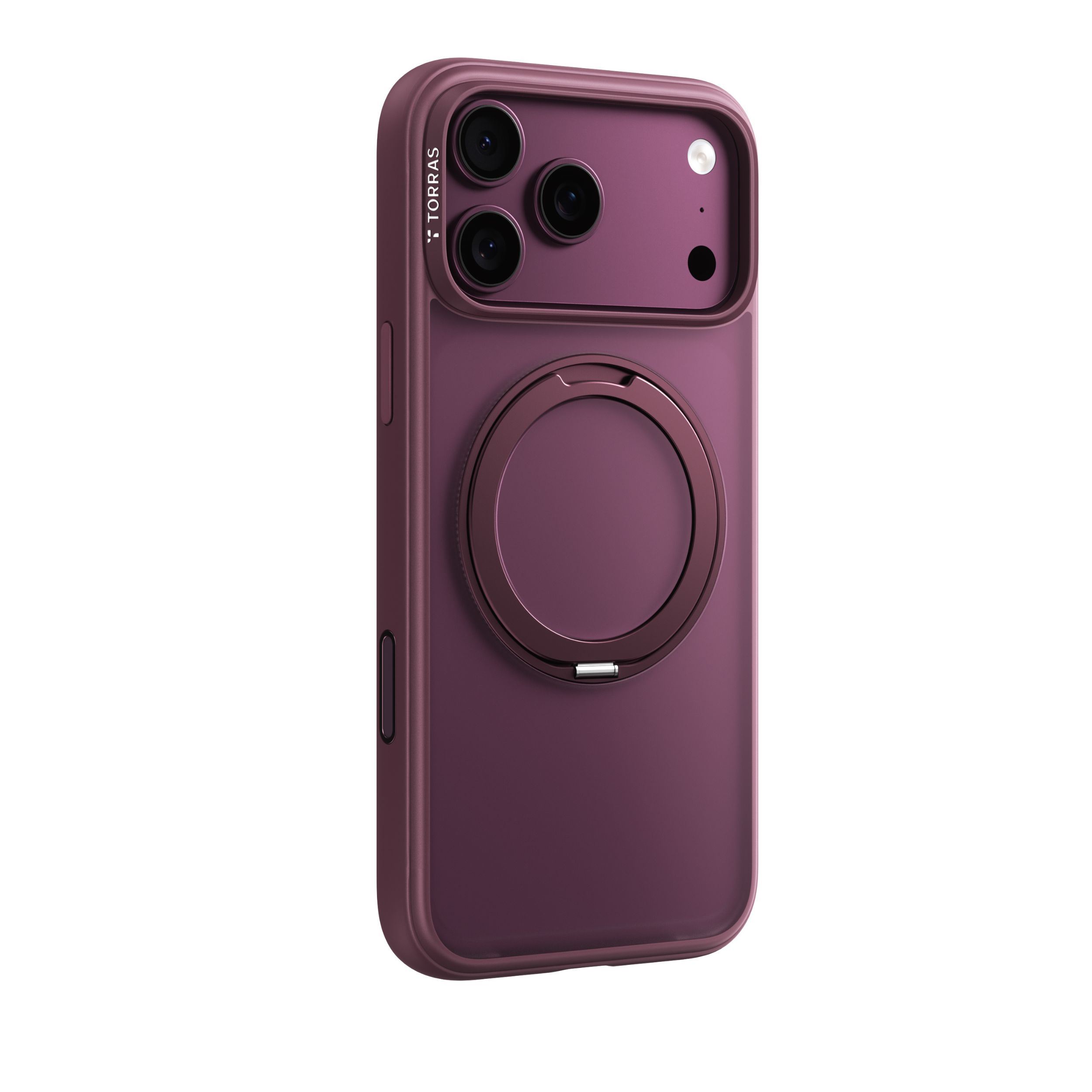 Ốp Lưng iPhone 18 Pro/17 Pro Magnetic O1S TORRAS Trong Suốt Màu Tím