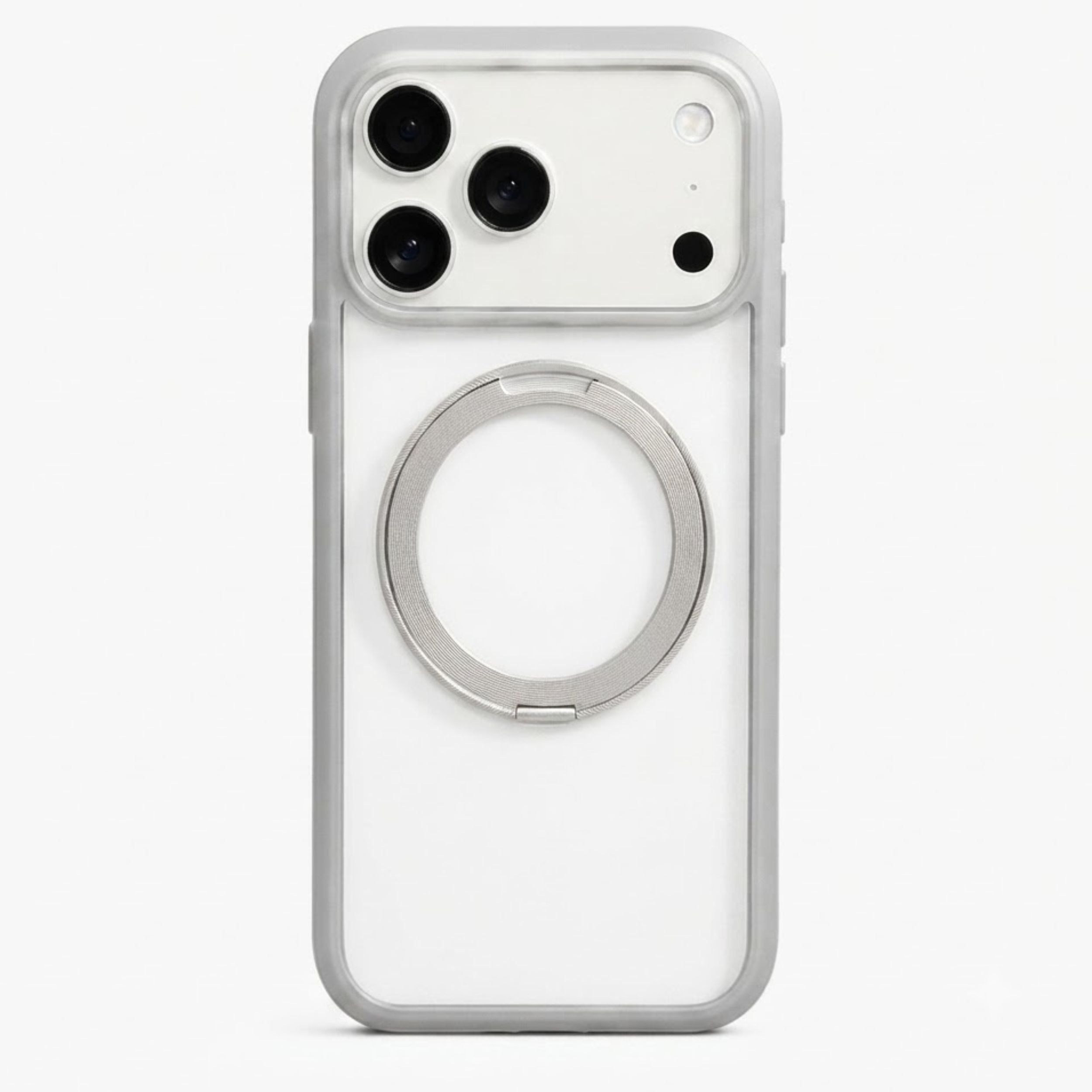 Ốp Lưng iPhone 18 Pro/17 Pro Magnetic O1S TORRAS Trong Suốt Màu Xám