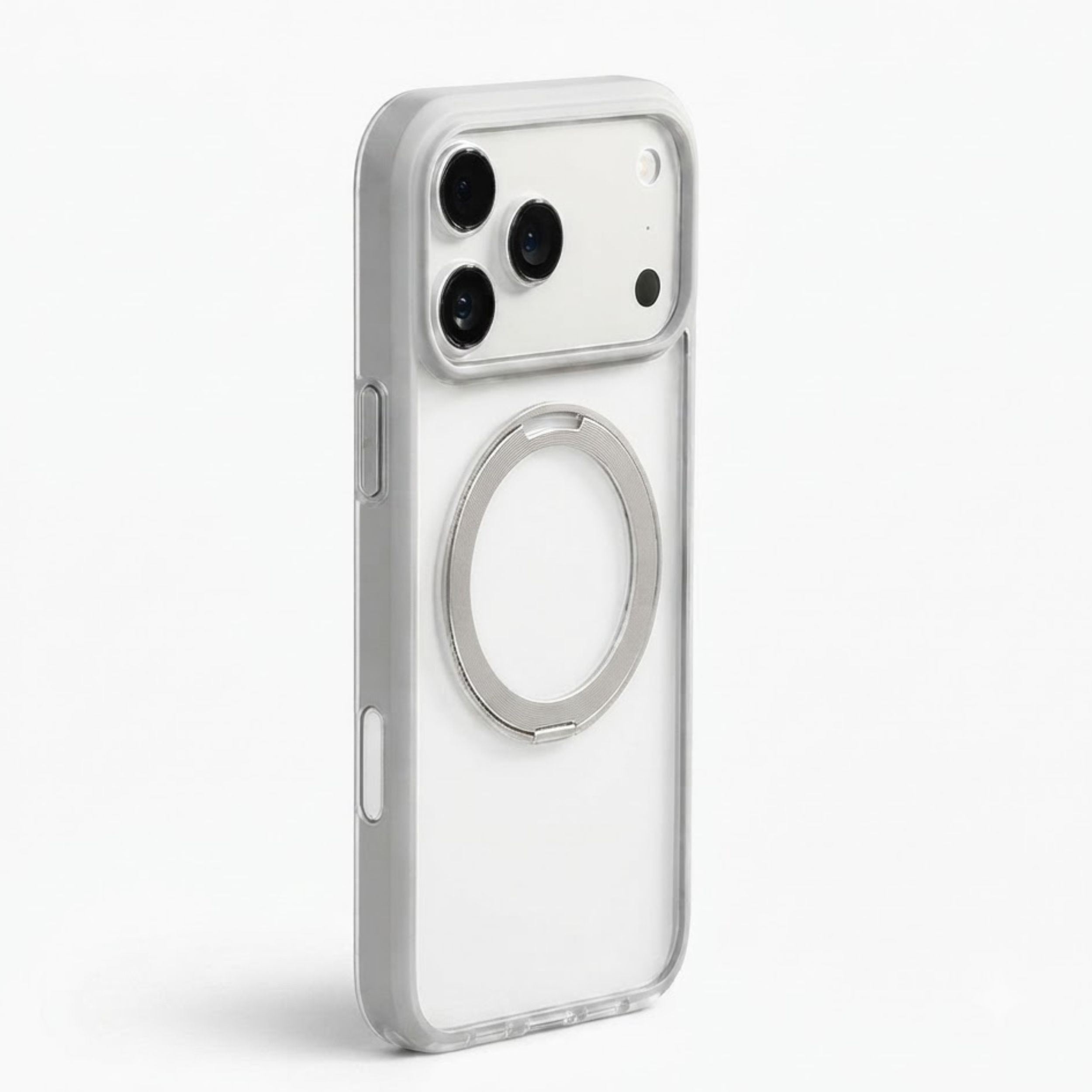 Ốp Lưng iPhone 18 Pro/17 Pro Magnetic O1S TORRAS Trong Suốt Màu Xám