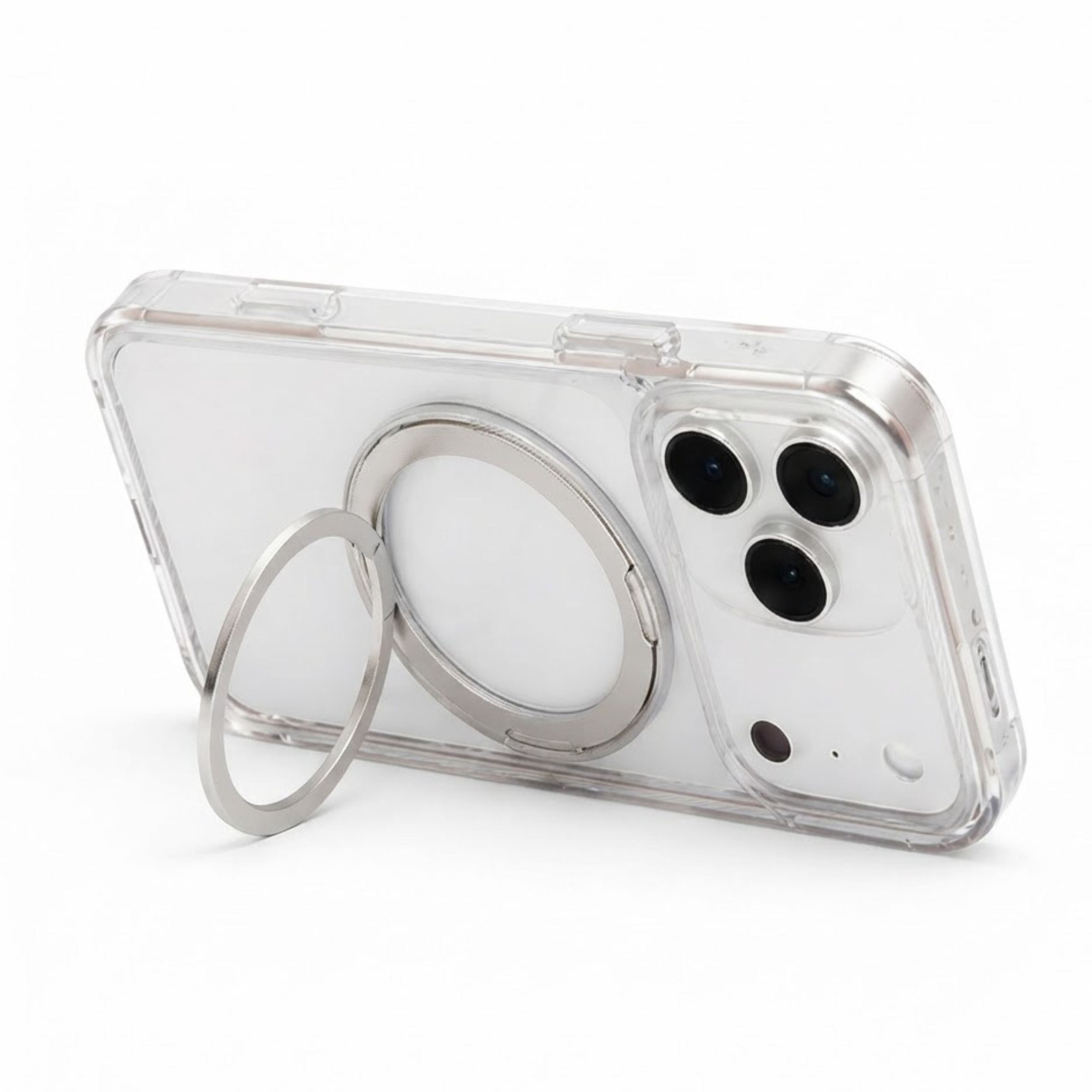 Ốp Lưng iPhone 18 Pro Max/17 Pro Max Magnetic O1S TORRAS Trong Suốt Màu Trắng