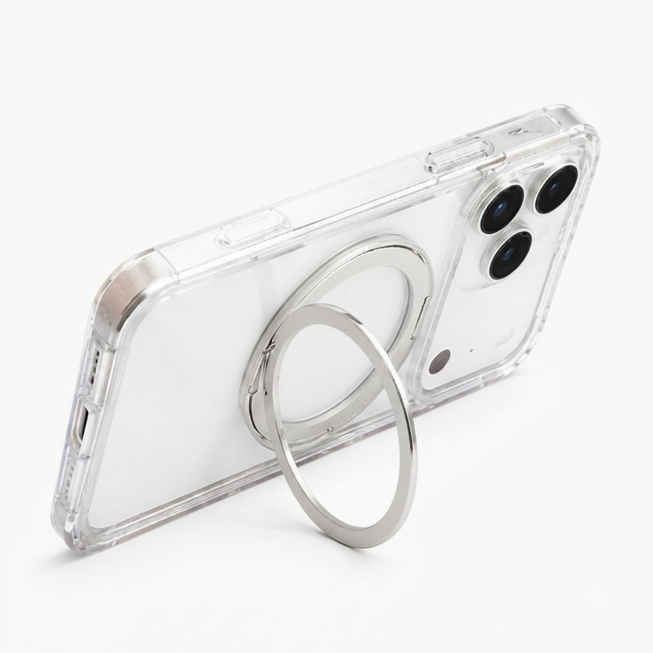 Ốp Lưng iPhone 18 Pro Max/17 Pro Max Magnetic O1S TORRAS Trong Suốt Màu Trắng