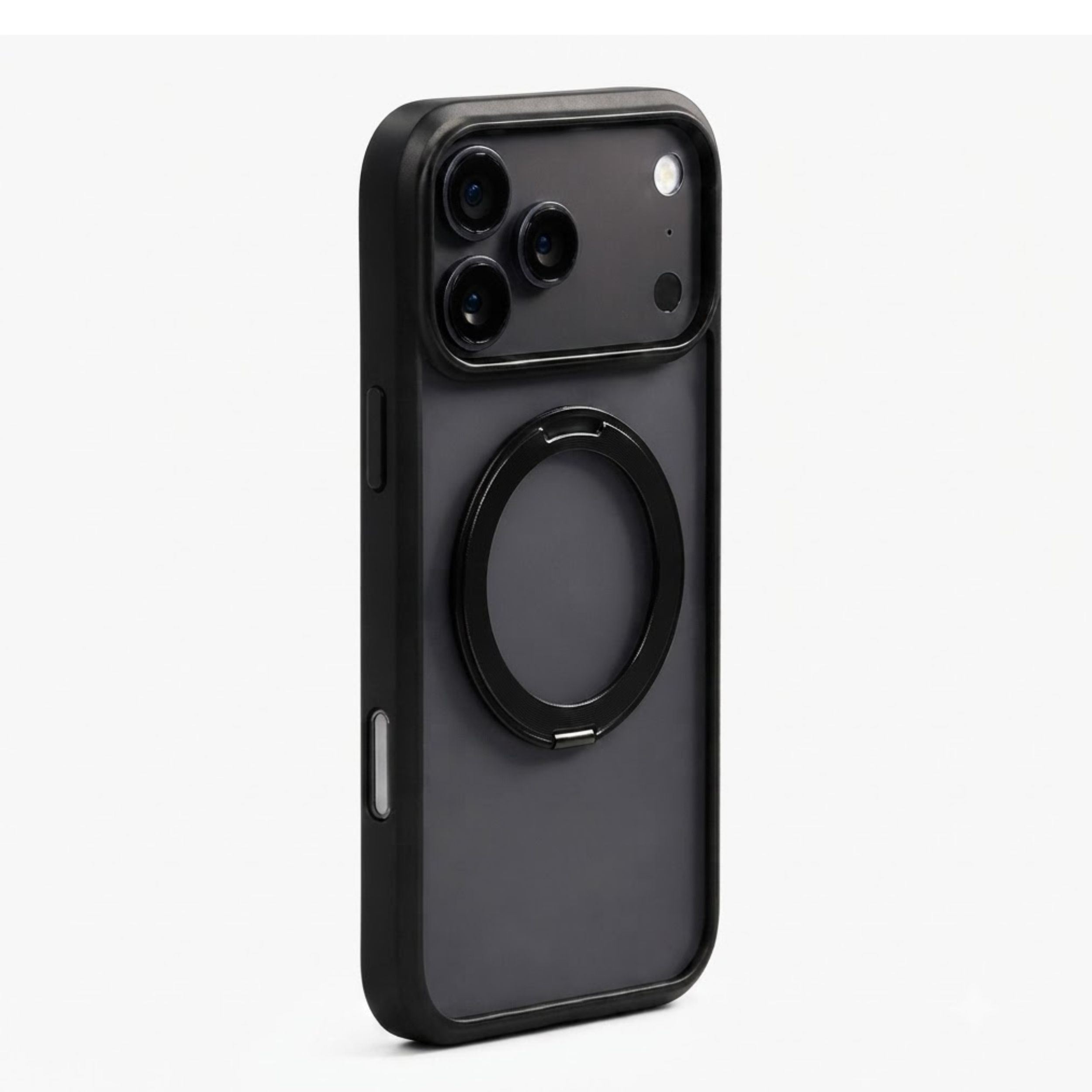 Ốp Lưng iPhone 18 Pro Max/17 Pro Max Magnetic O1S TORRAS Trong Suốt Màu Đen