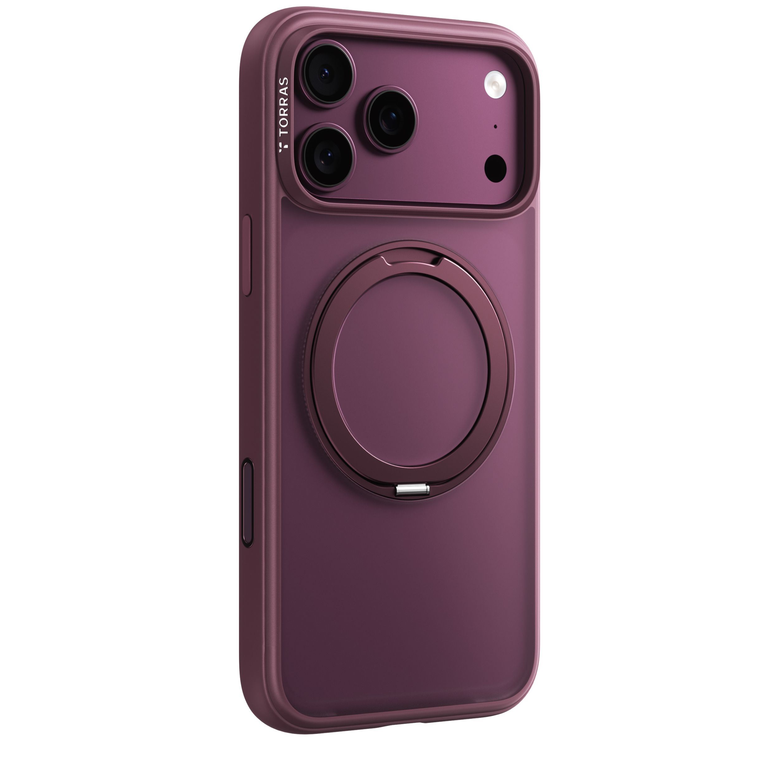 Ốp Lưng iPhone 18 Pro Max/17 Pro Max Magnetic O1S TORRAS Trong Suốt Màu Tím