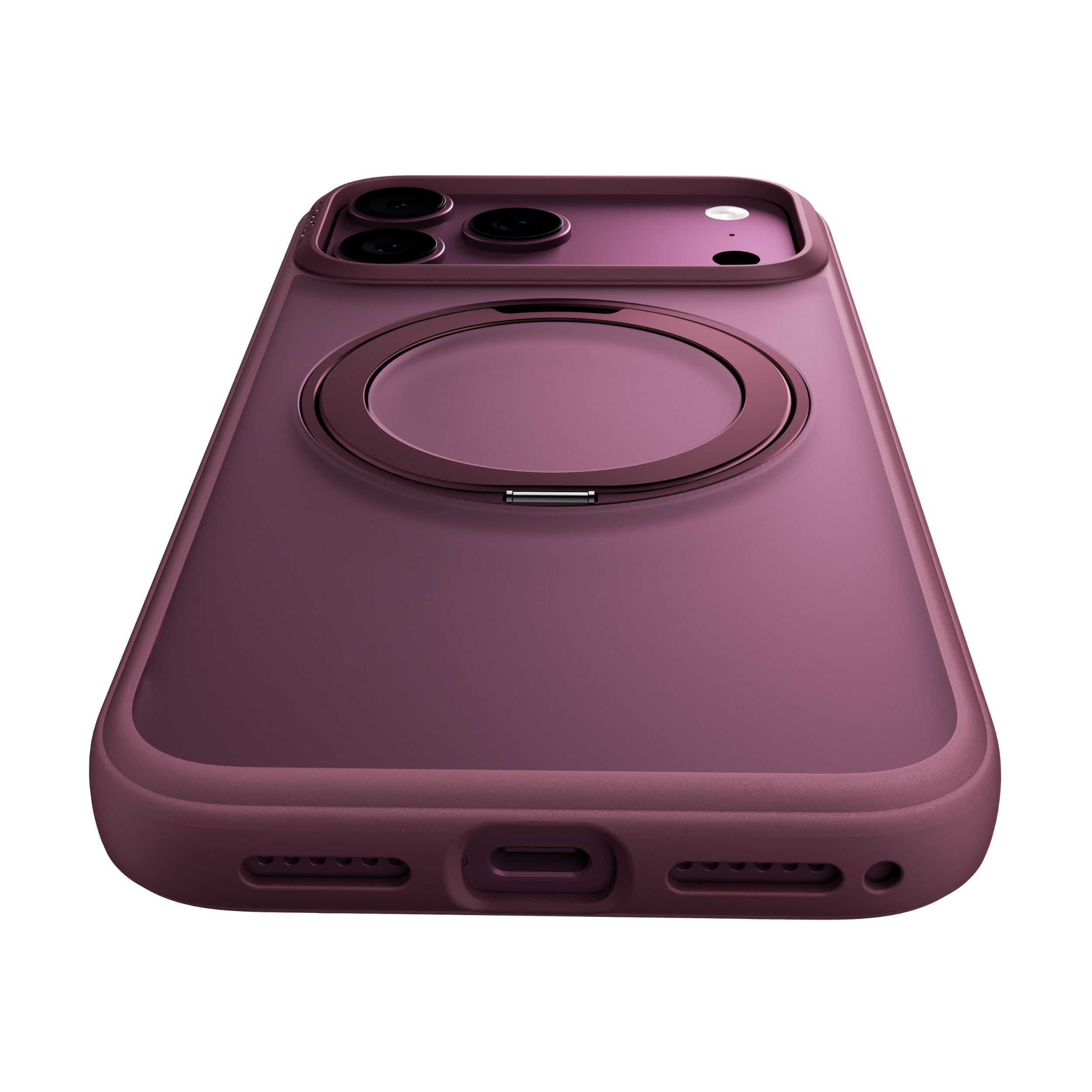 Ốp Lưng iPhone 18 Pro Max/17 Pro Max Magnetic O1S TORRAS Trong Suốt Màu Tím