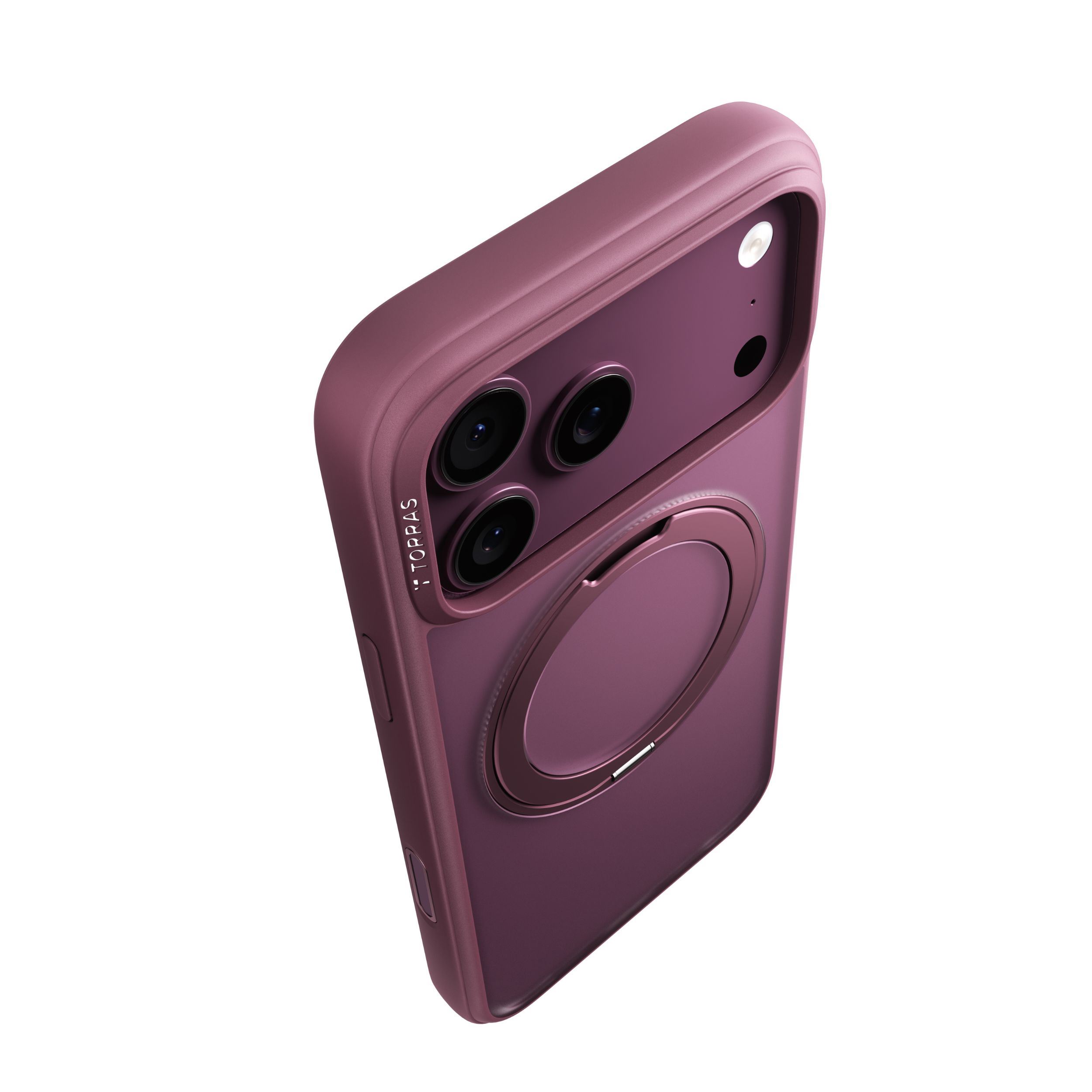 Ốp Lưng iPhone 18 Pro Max/17 Pro Max Magnetic O1S TORRAS Trong Suốt Màu Tím