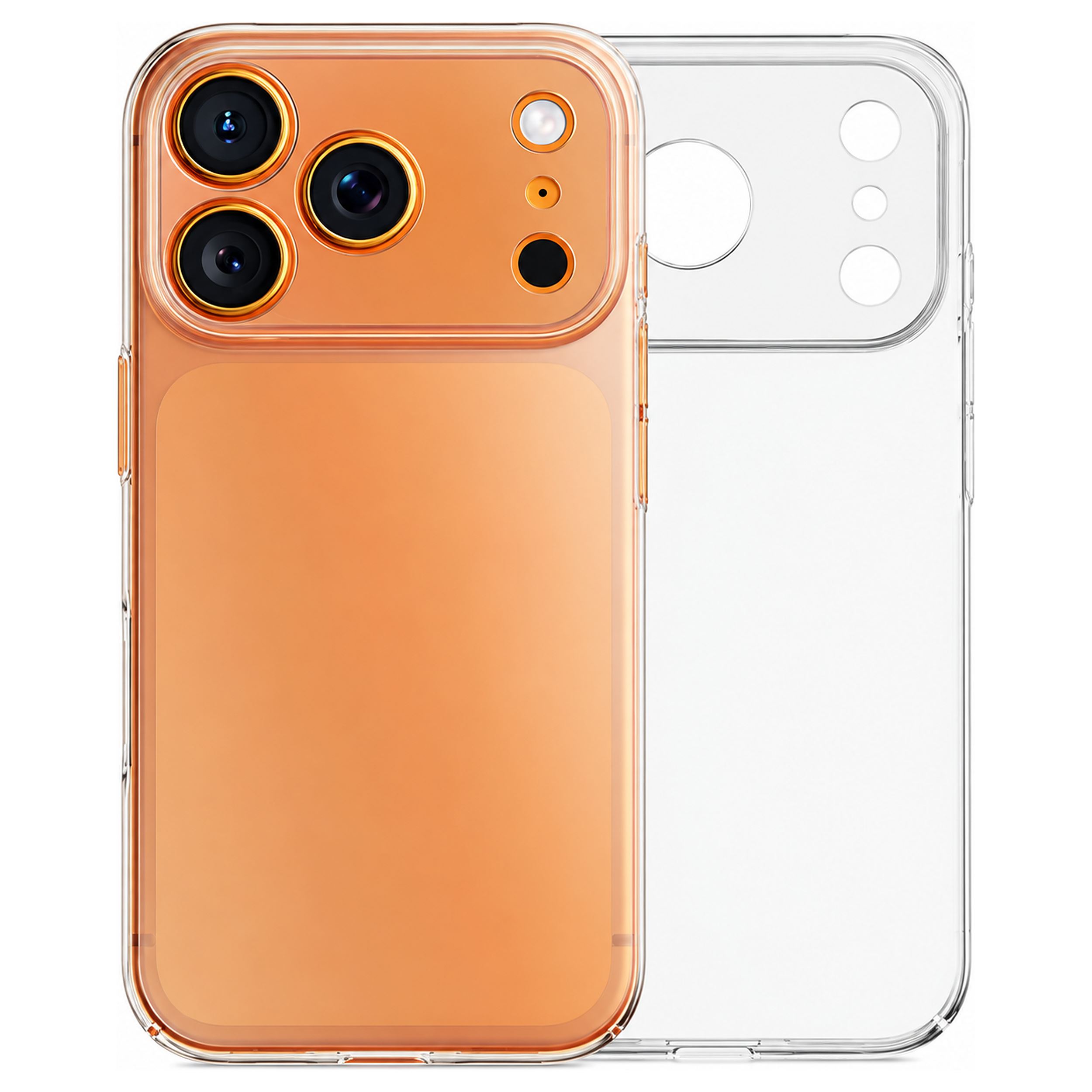 Ốp Lưng iPhone 18 Pro/17 Pro C1 TORRAS Bán Trong Suốt Màu Trắng - Bạc