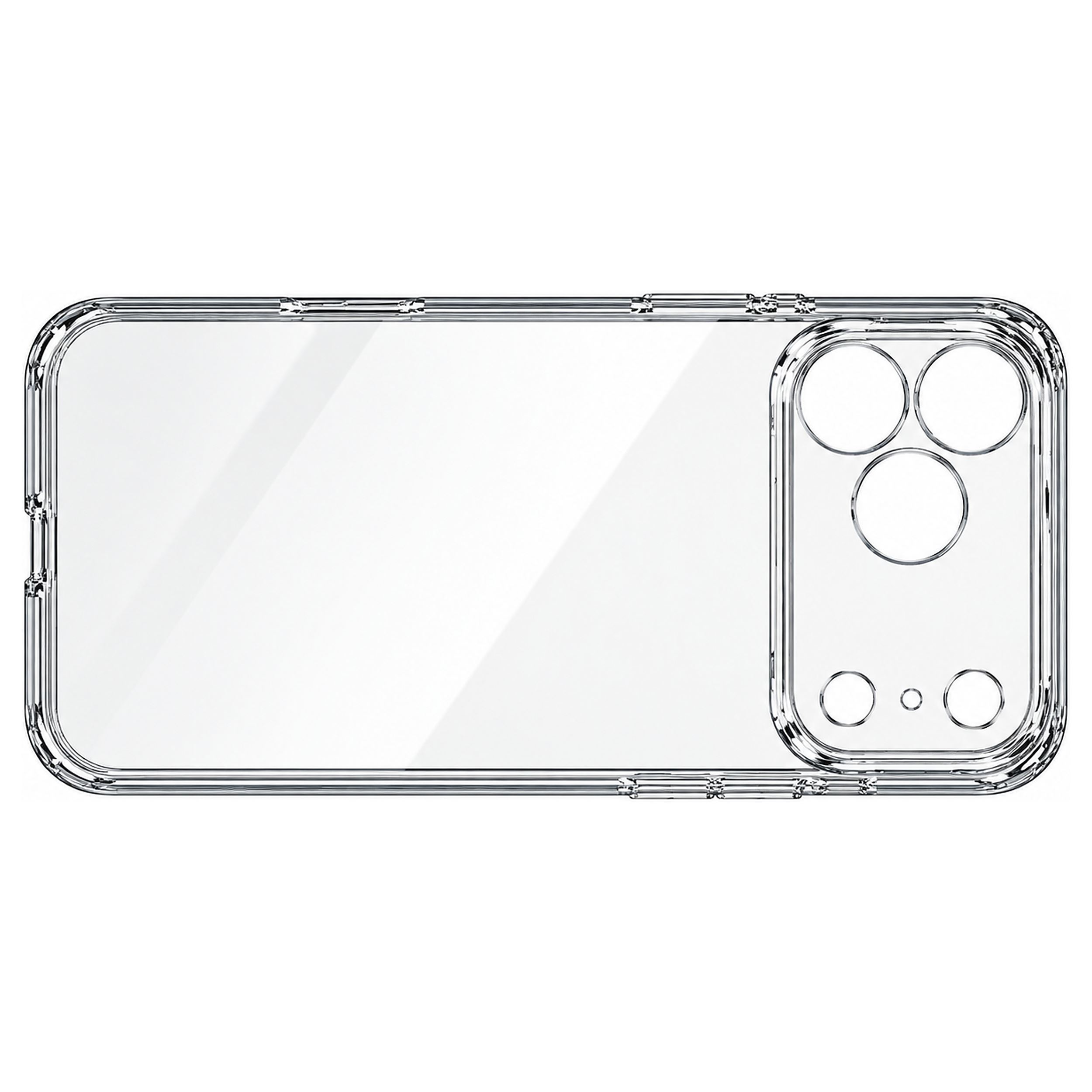 Ốp Lưng iPhone 18 Pro Max/17 Pro Max C1 TORRAS Bán Trong Suốt Màu Trắng