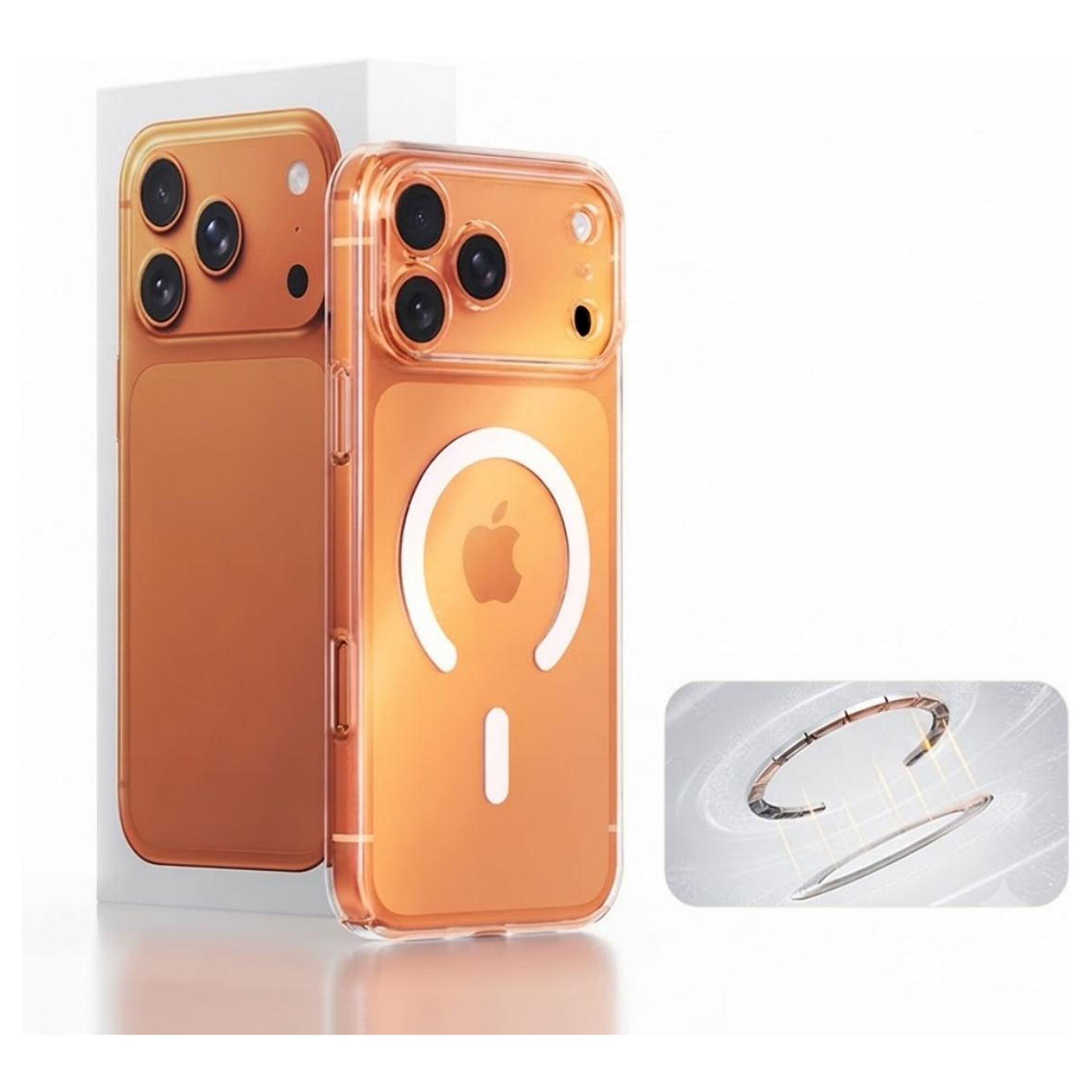 Ốp Lưng iPhone 18 Pro Max/17 Pro Max Magnetic C1S TORRAS Trong Suốt