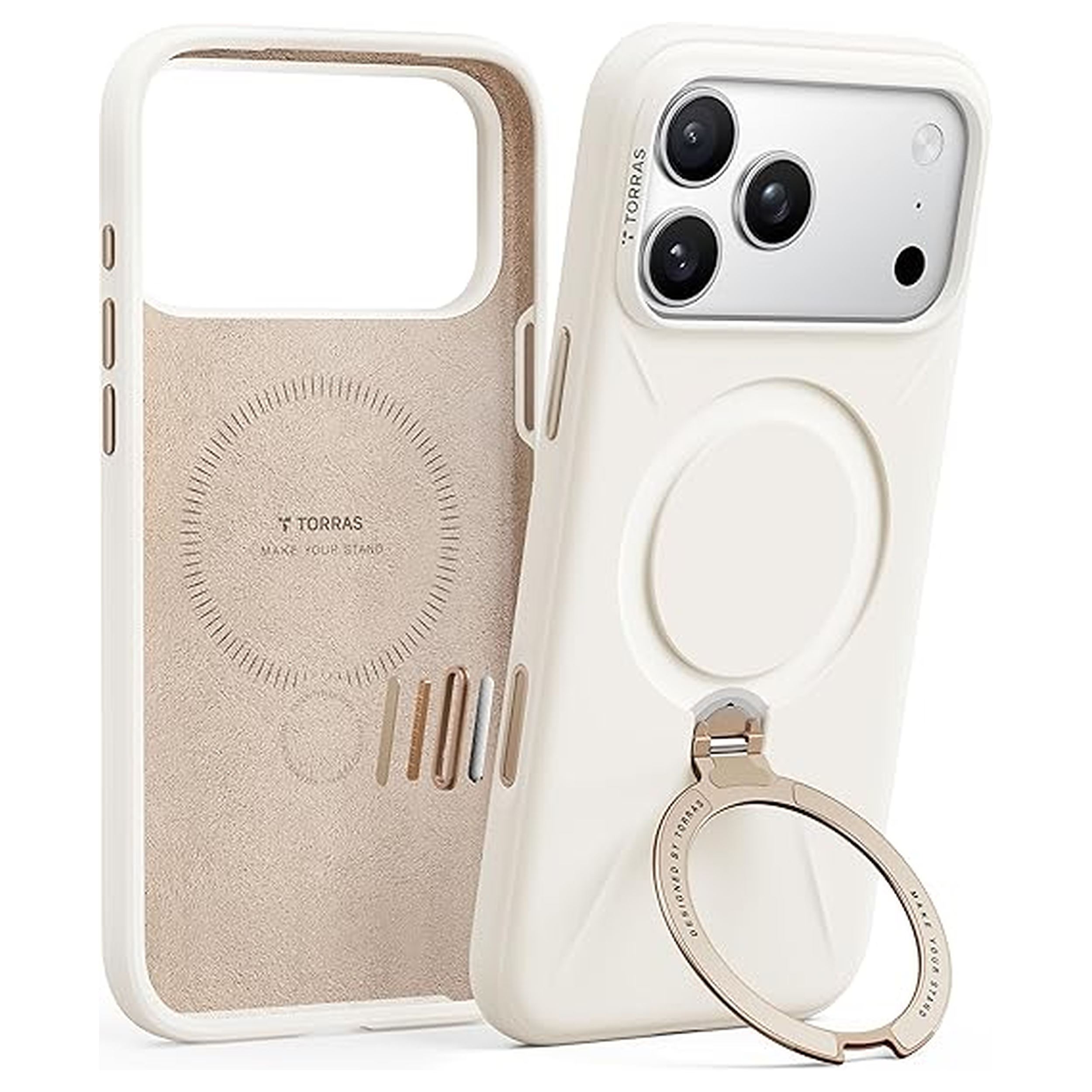 Ốp Lưng iPhone 18 Pro/17 Pro Magnetic Q3 MONO TORRAS Xanh Dương Màu Trắng