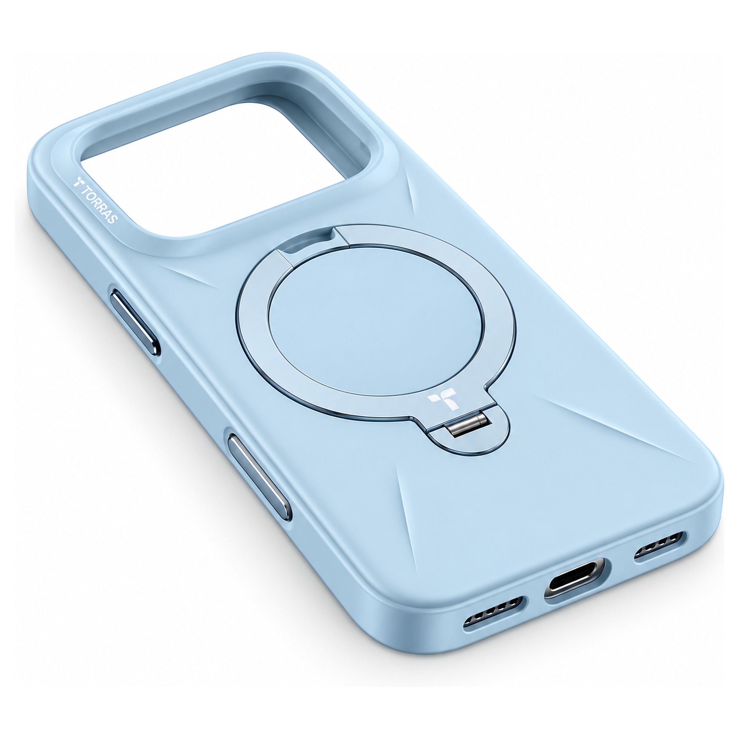 Ốp Lưng iPhone 18 Pro Max/17 Pro Max Magnetic Q3 MONO TORRAS Xanh Dương Màu Xanh Dương